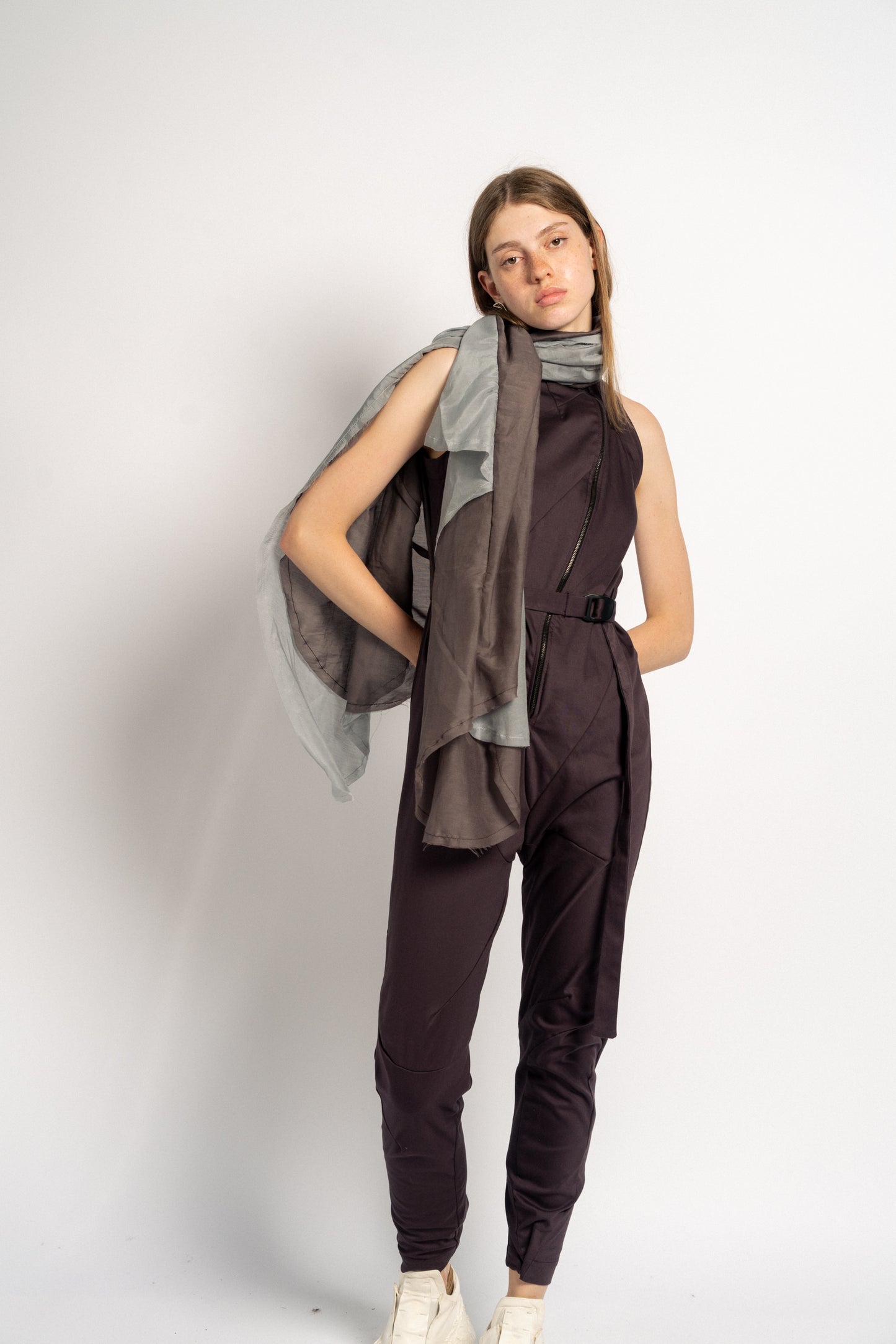 DISTORTION 2 LAYER SCARF
