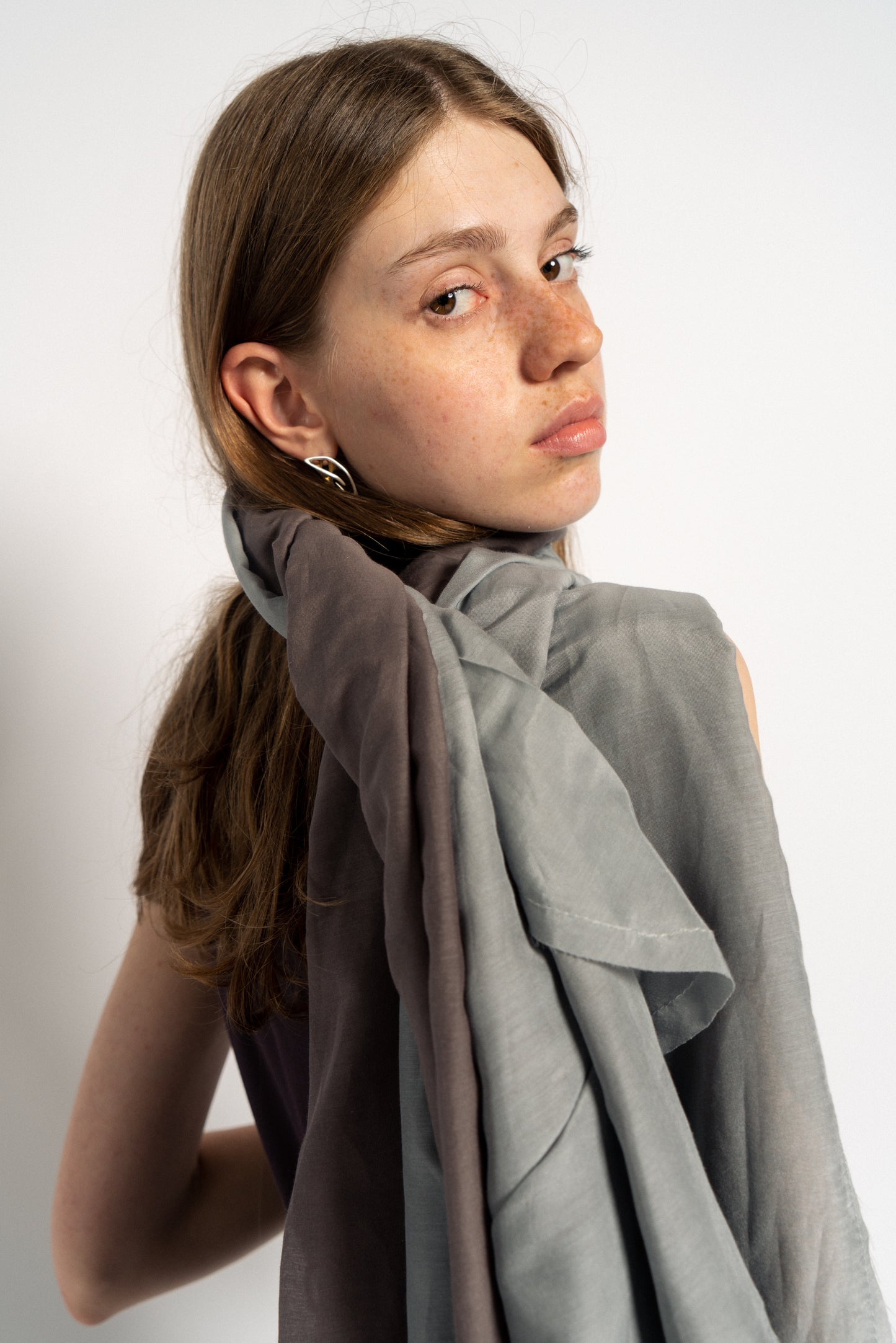 DISTORTION 2 LAYER SCARF