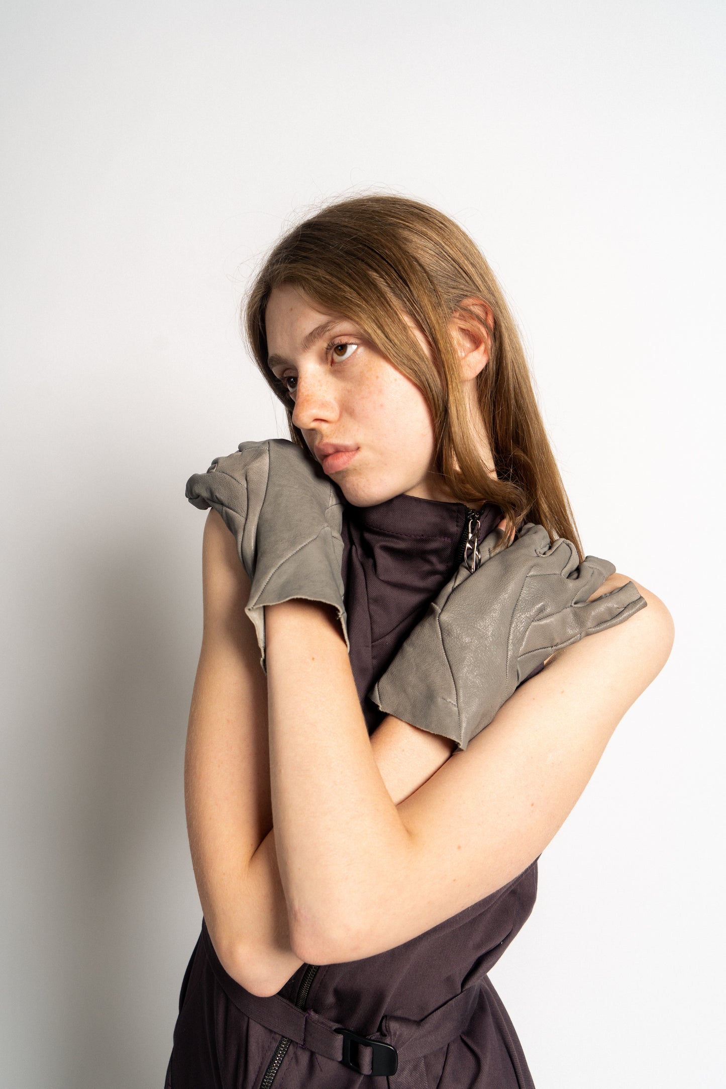 DISTORTION 5 FINGERLESS GLOVES