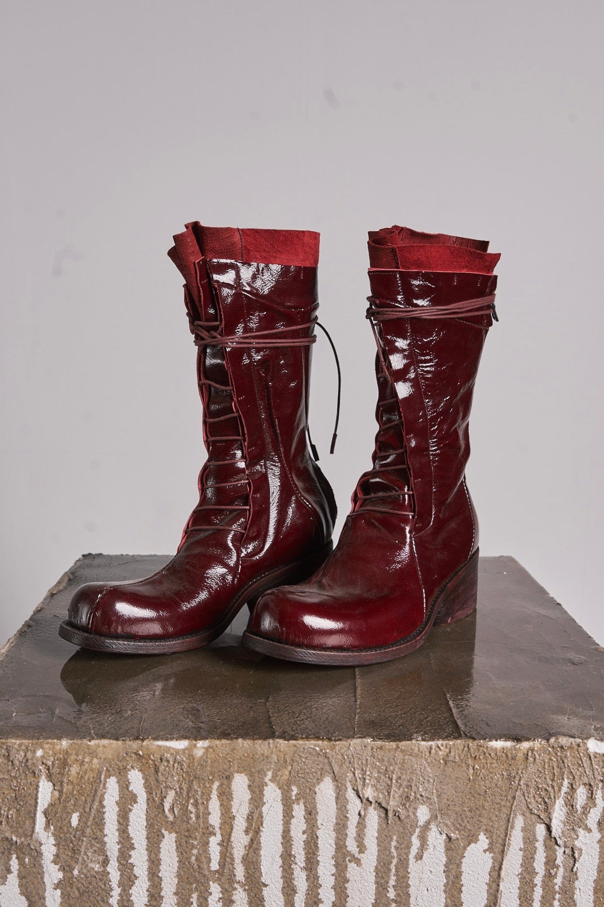DISTORTION HEELED COMBAT BOOT
