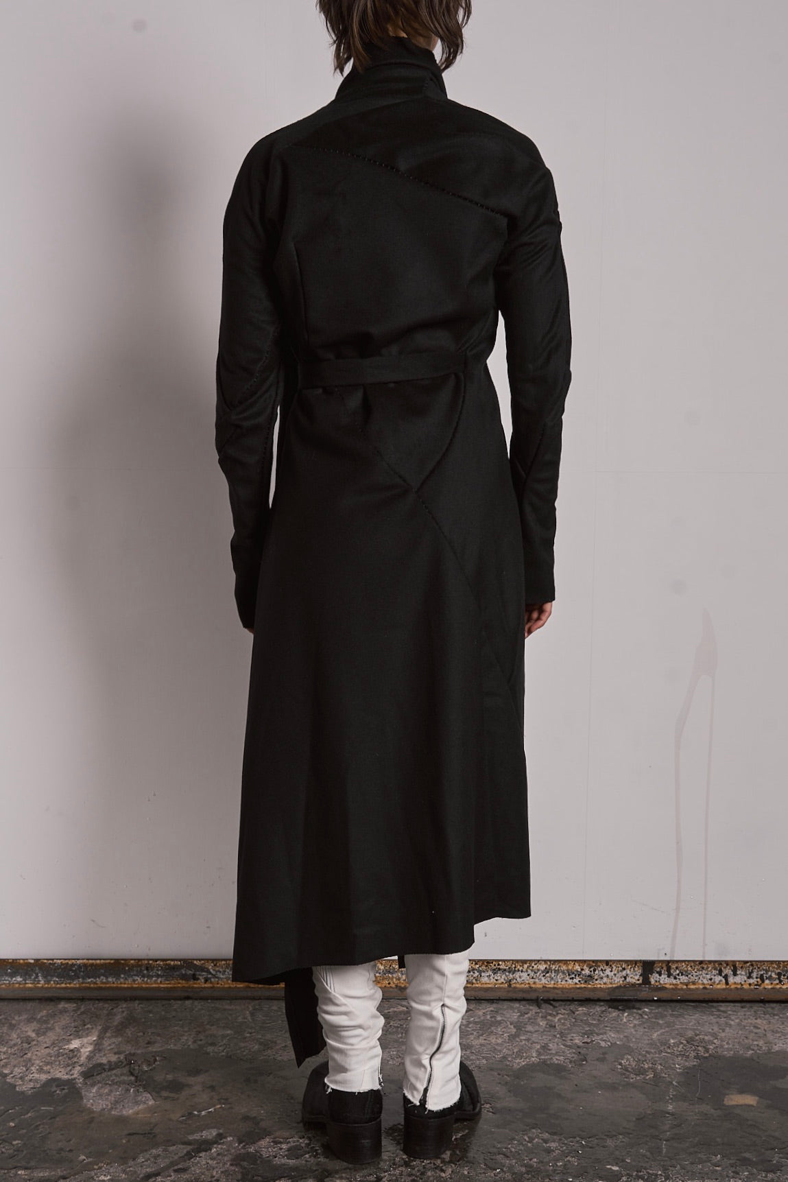 DISTORTION BELTED CARDIGAN
