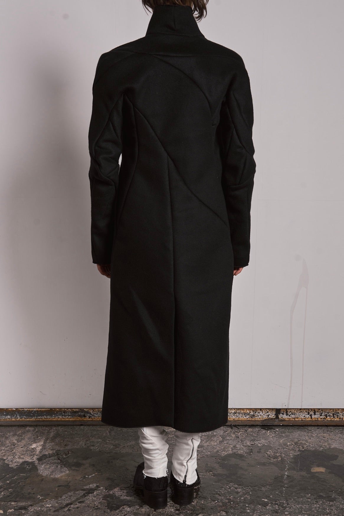 DISTORTION LAPEL COAT