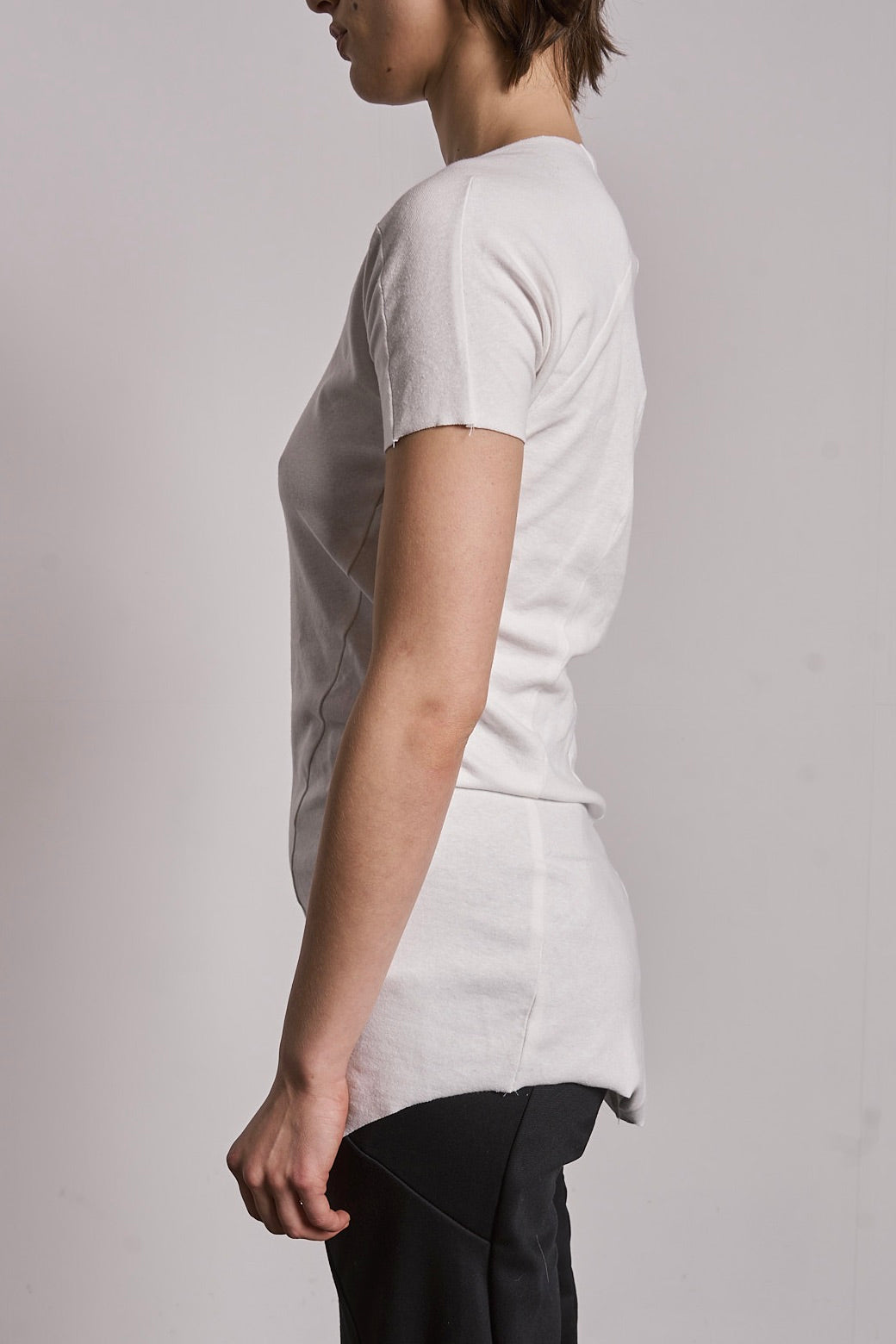 DISTORTION CURVED T-SHIRT