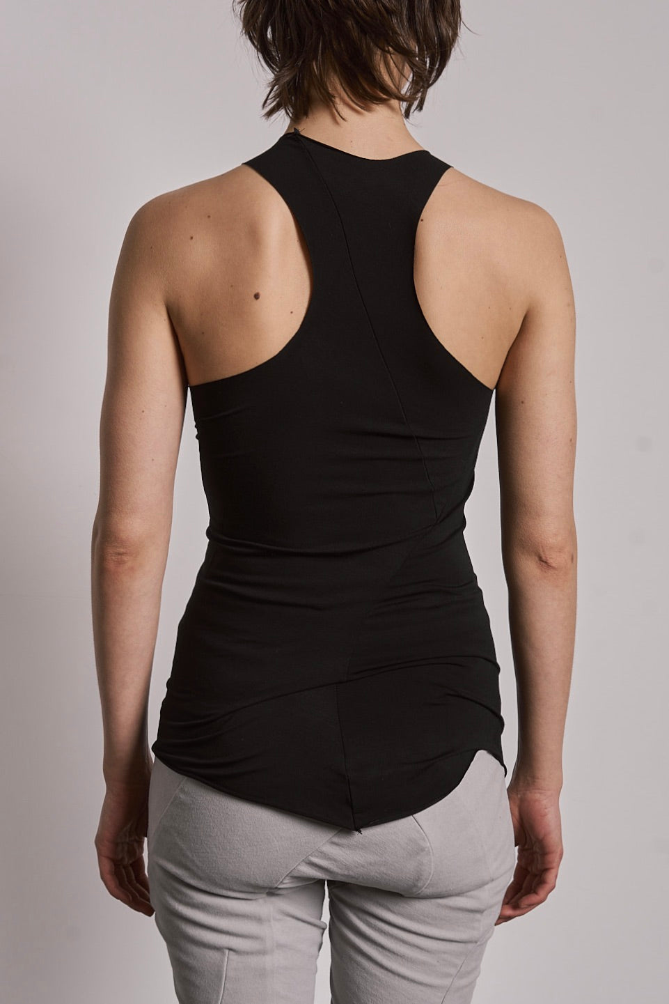 DISTORTION FITTED TANK TOP