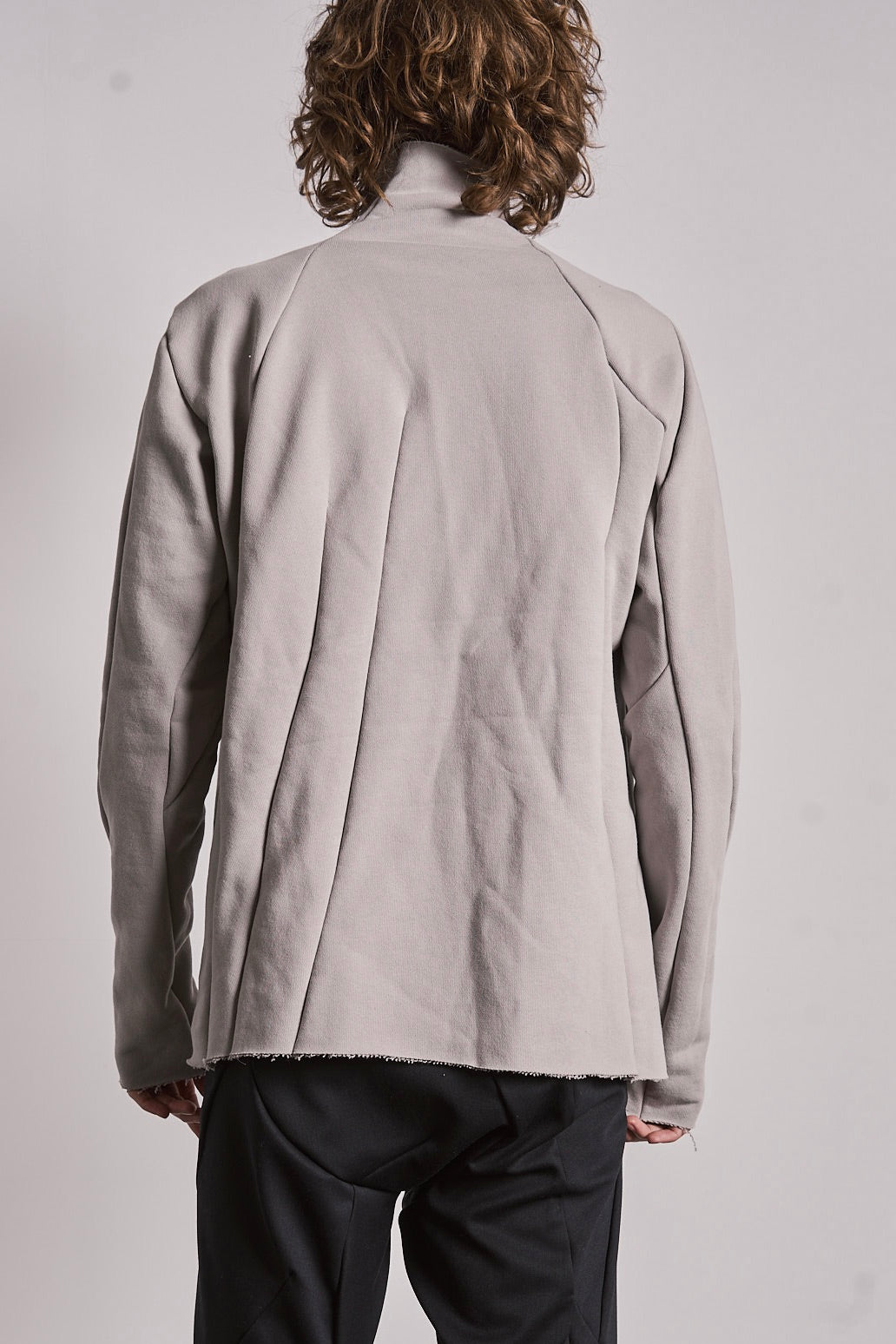 DISTORTION HALF ZIP SWEATER
