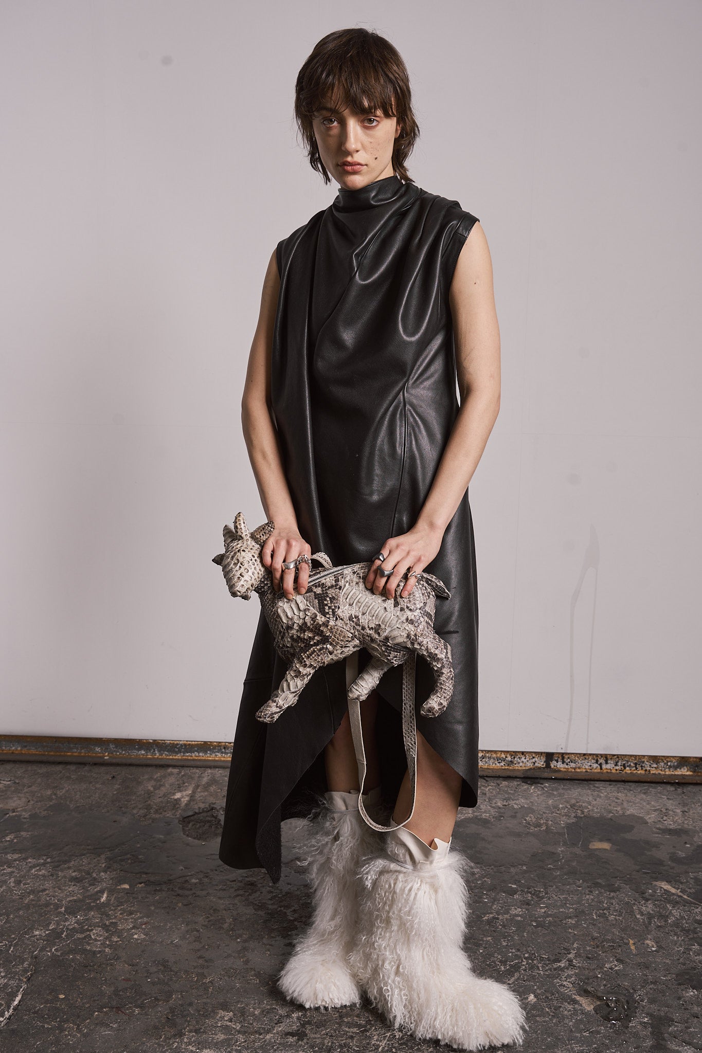 DISTORTION LONG DRESS