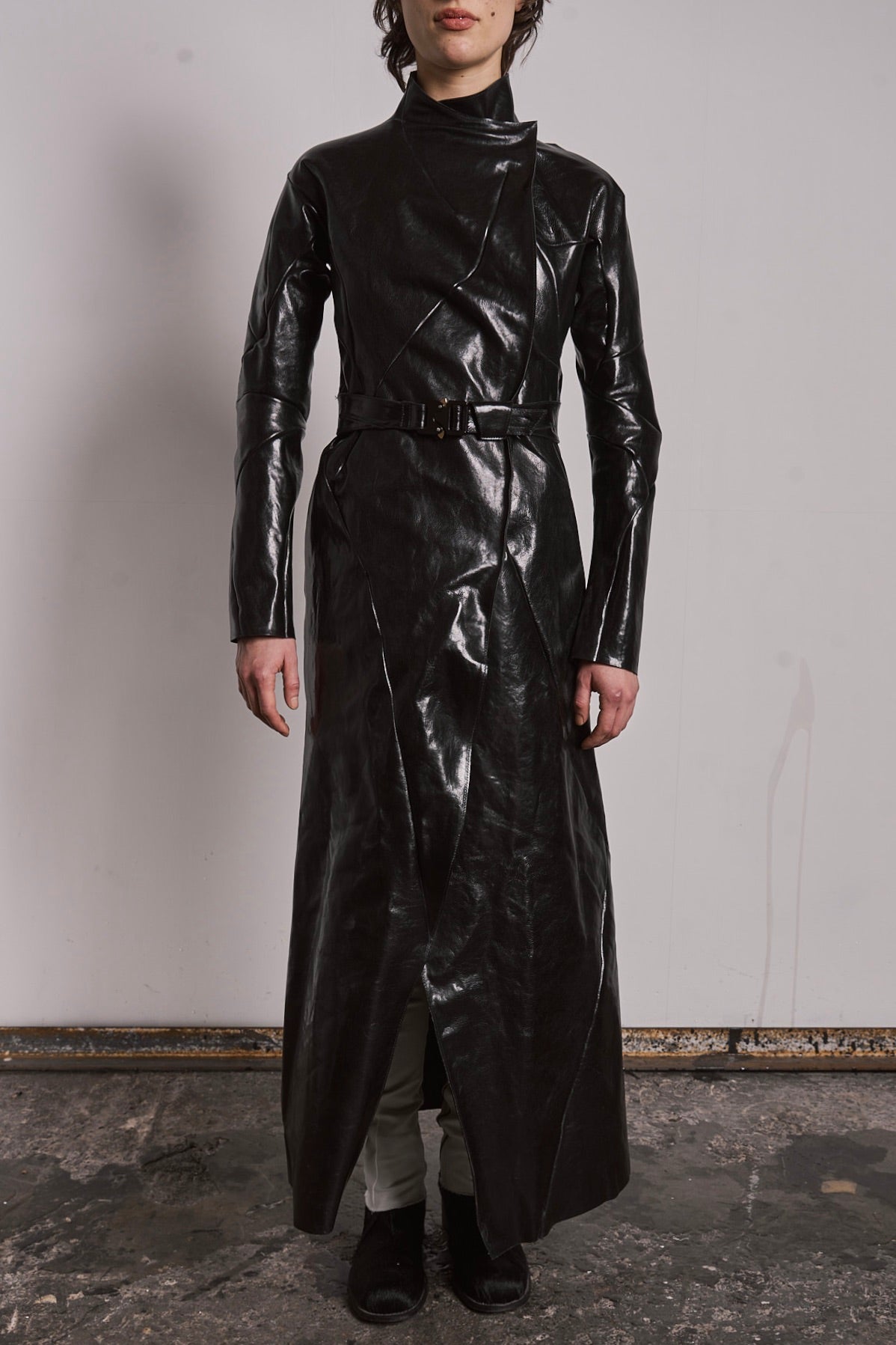 DISTORTION BIKER COAT