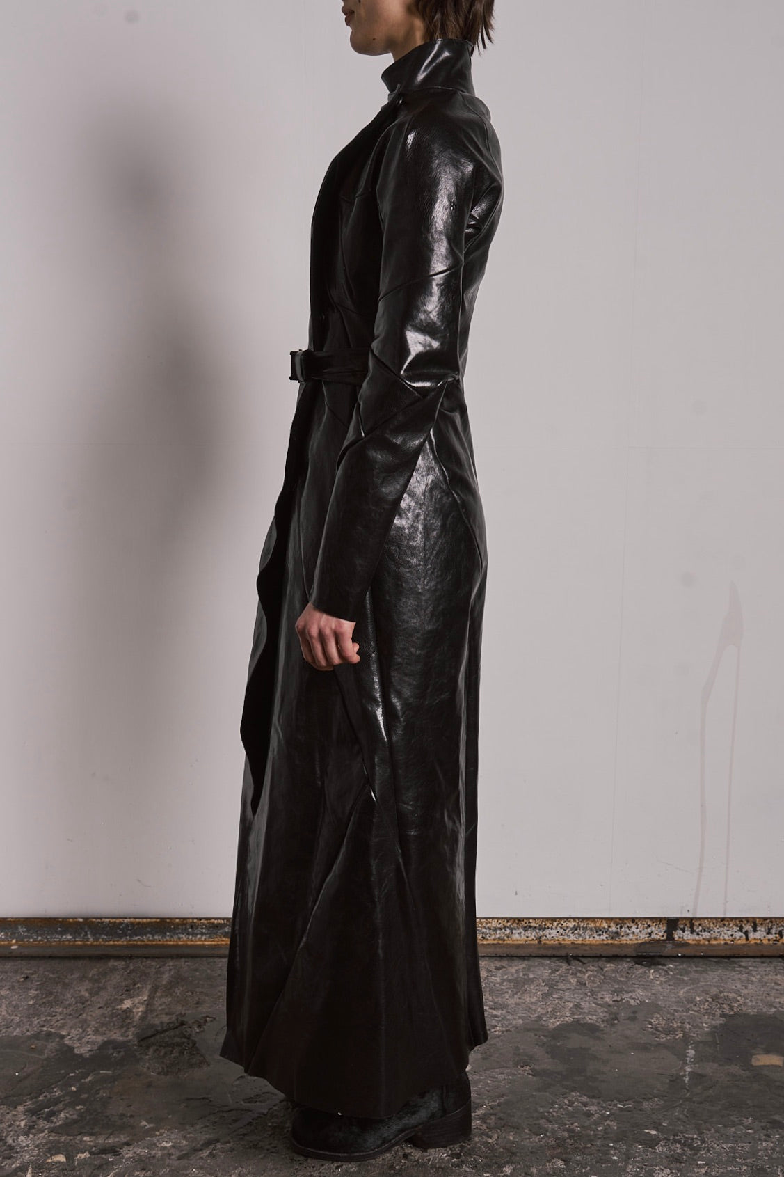 DISTORTION BIKER COAT