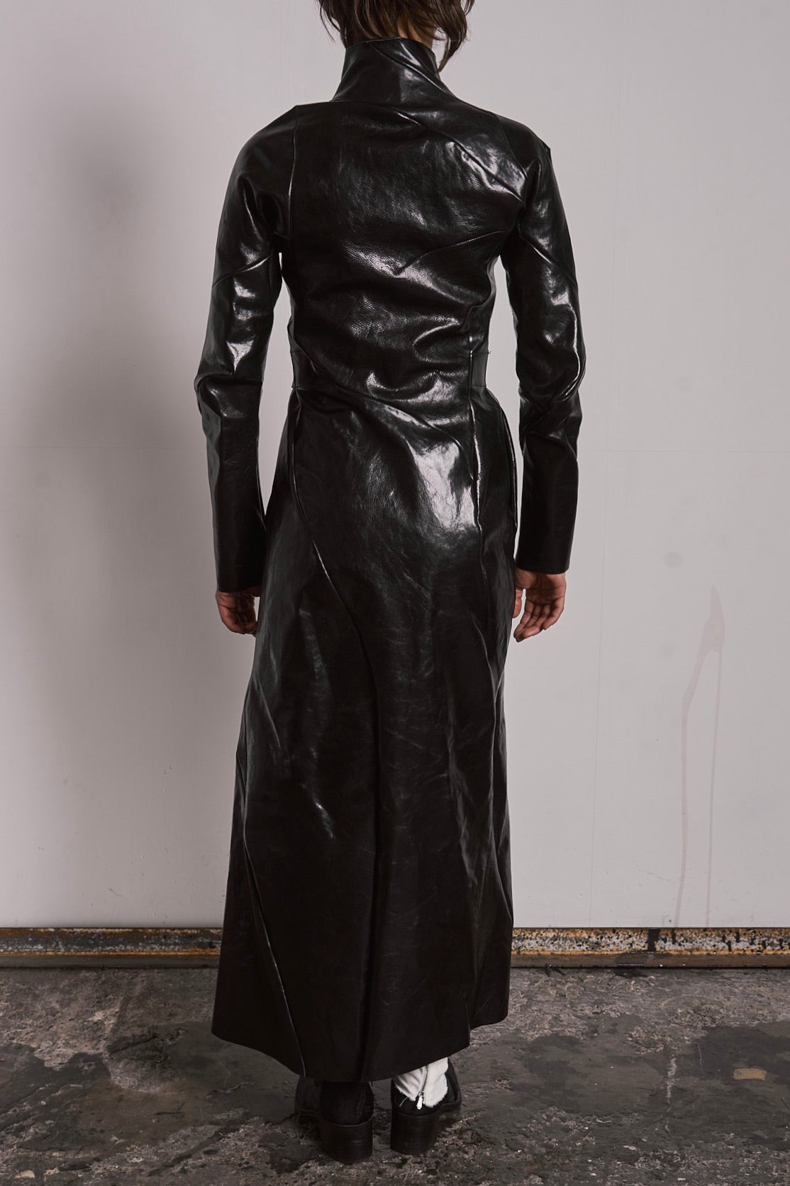 DISTORTION BIKER COAT