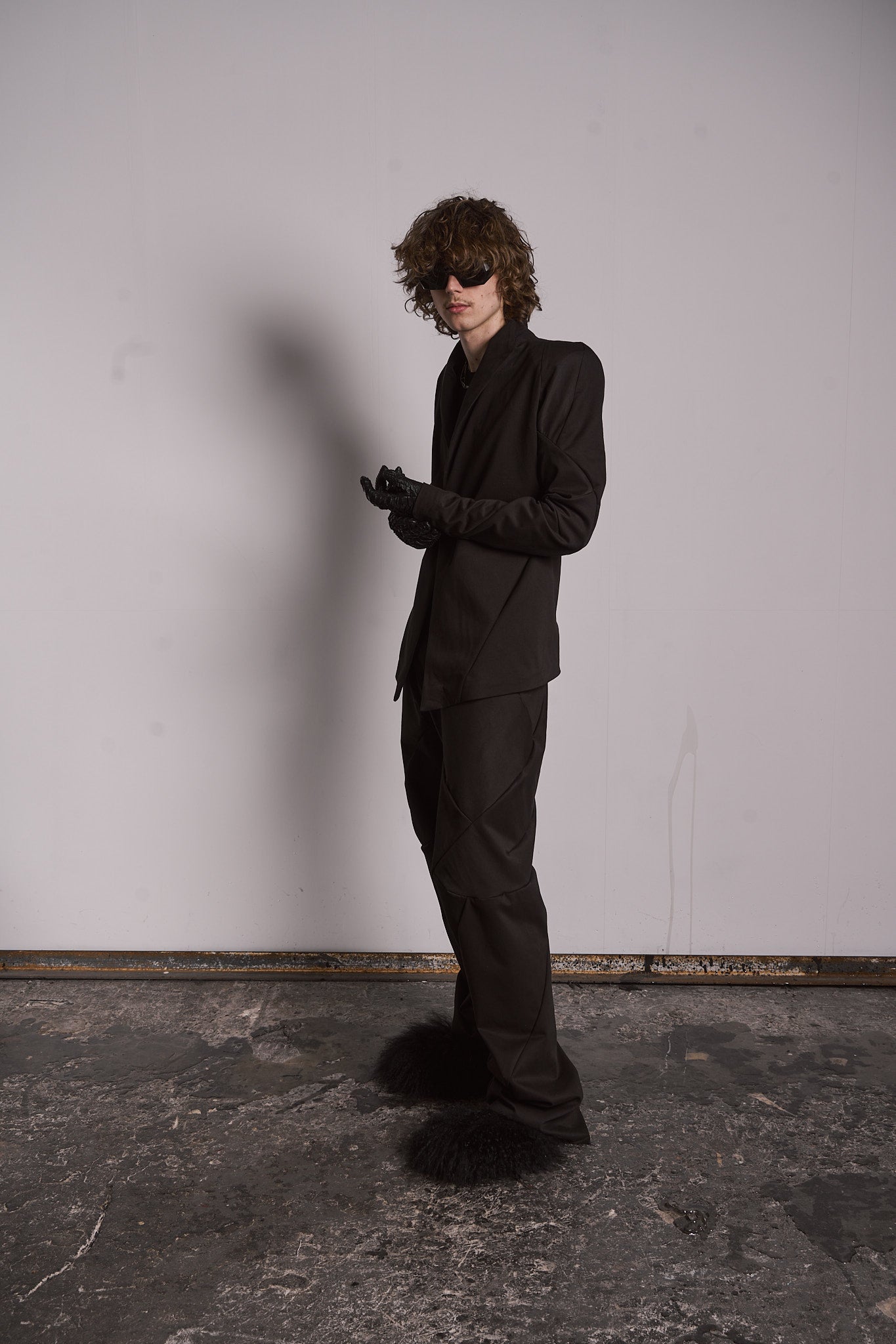 FORCED POWER SHOULDER BLAZER
