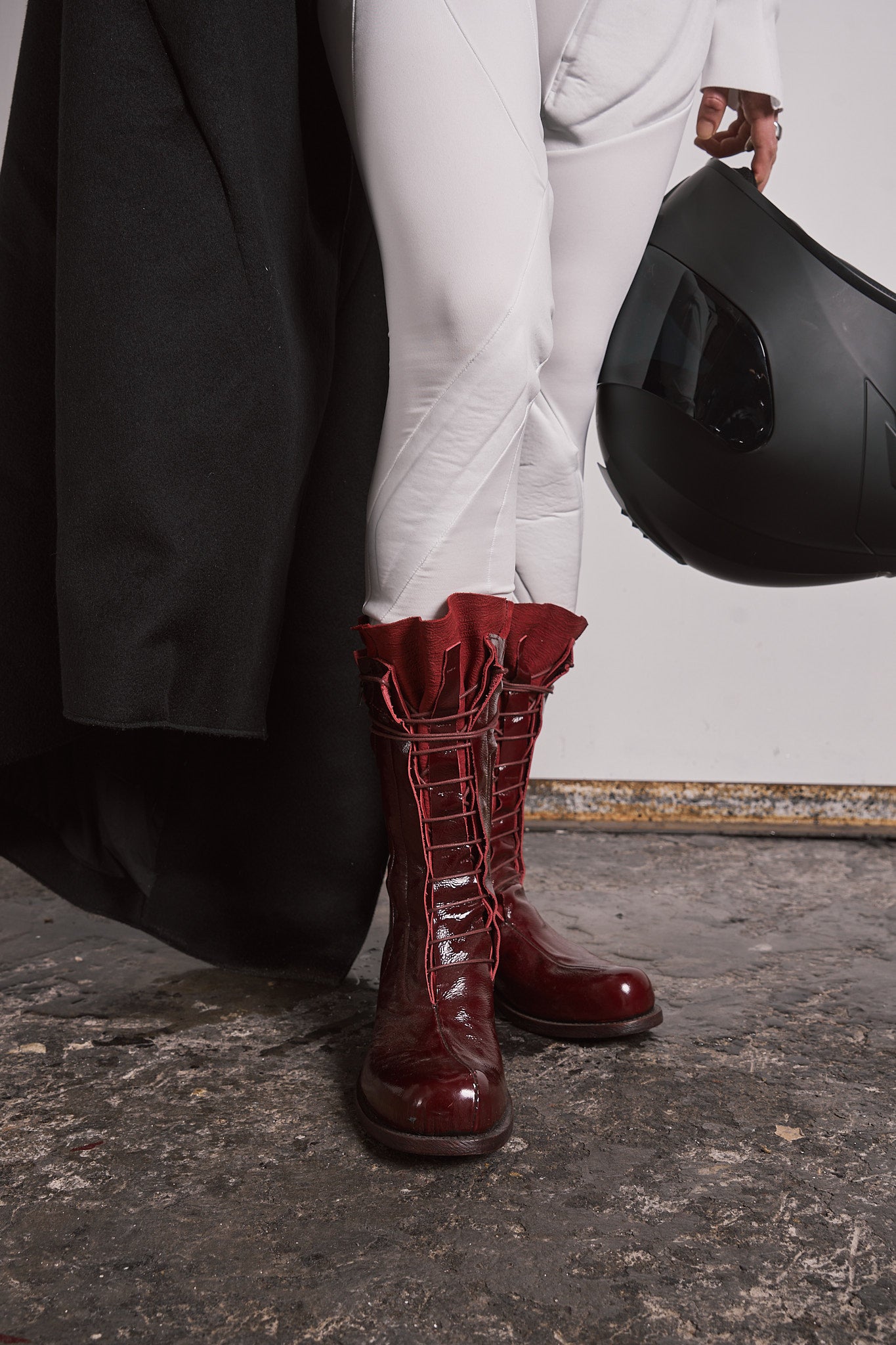 DISTORTION HEELED COMBAT BOOT