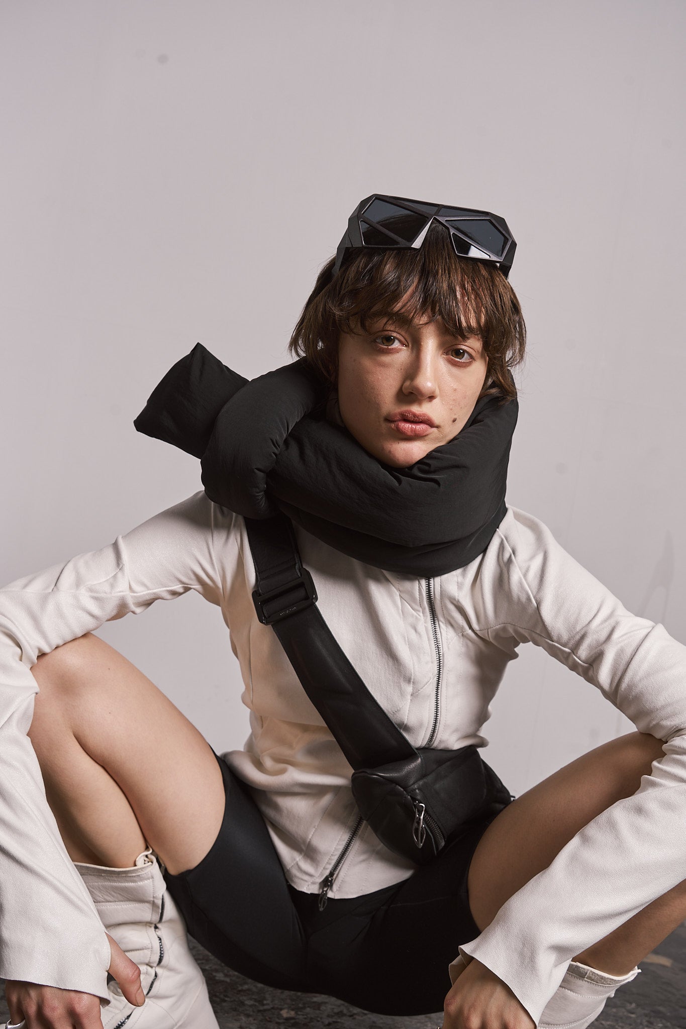 DISTORTION PADDED STRAP BAGS