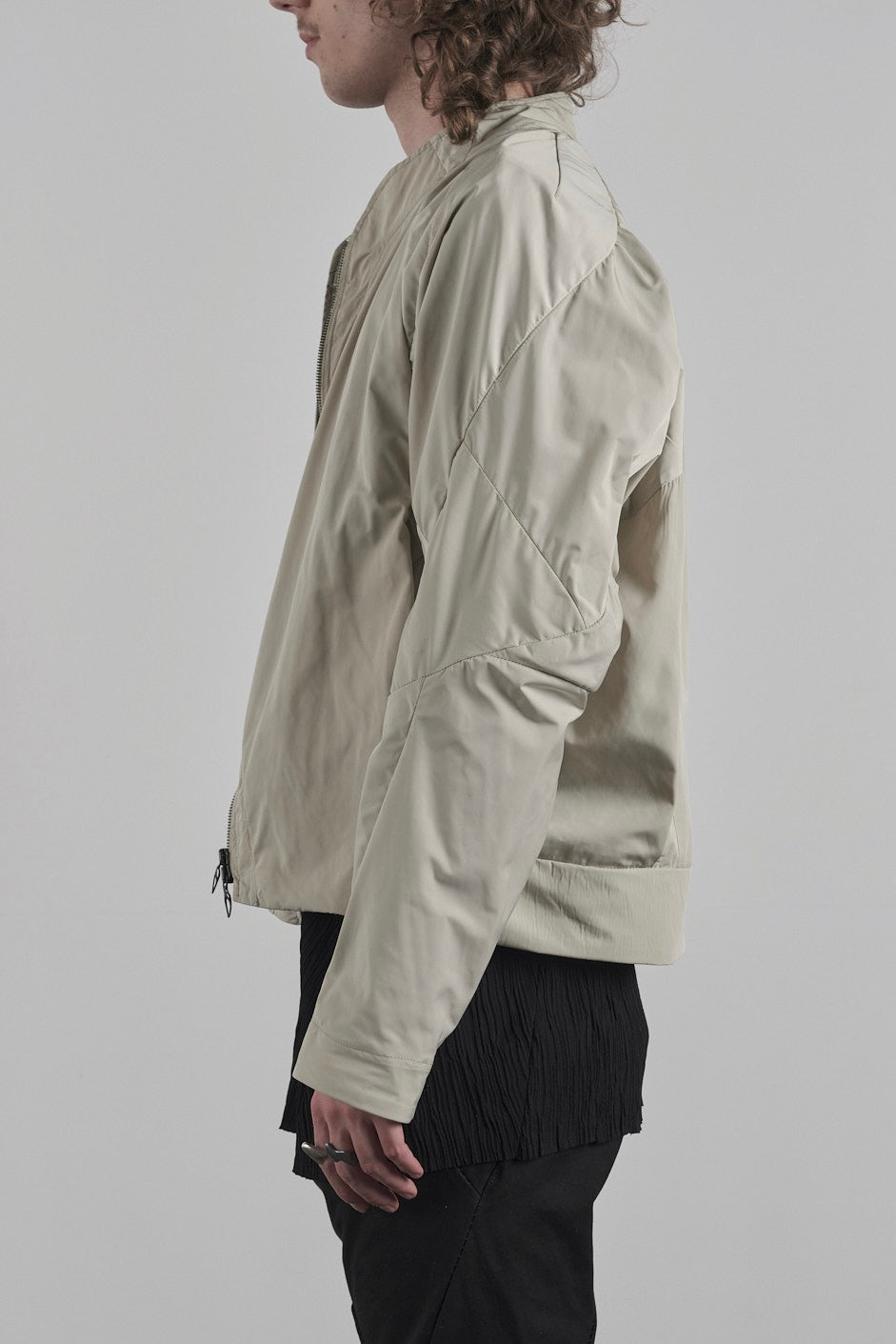 DISTORTION MAXI BOMBER JACKET – Jacket, LEON EMANUEL BLANCK