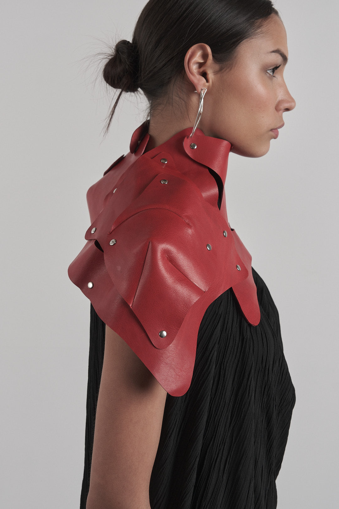 DISTORTION RIVETS SHOULDER PIECE – Accessory, LEON EMANUEL BLANCK