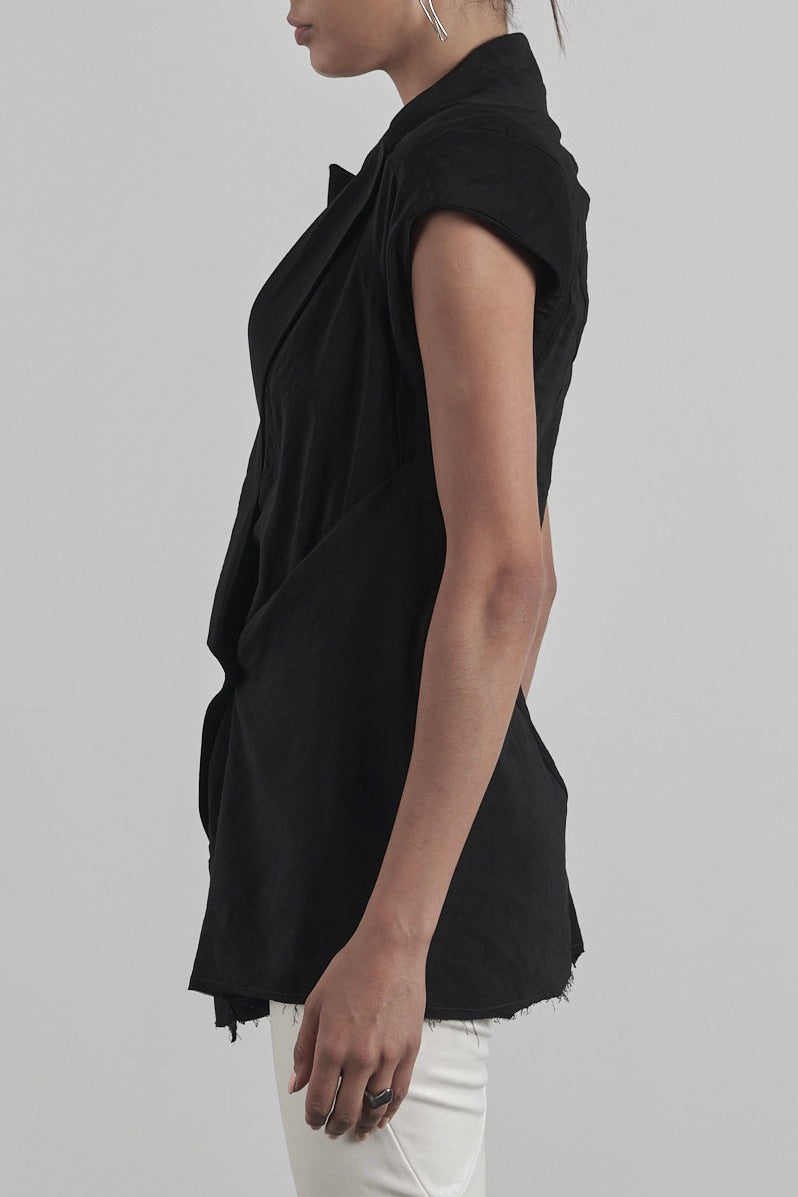 DISTORTION POWER SHOULDER BLAZER – Blazer, LEON EMANUEL BLANCK