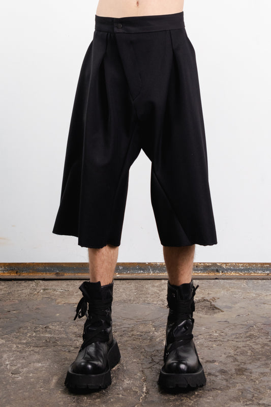 DISTORTION SHORT FOLD PANTS