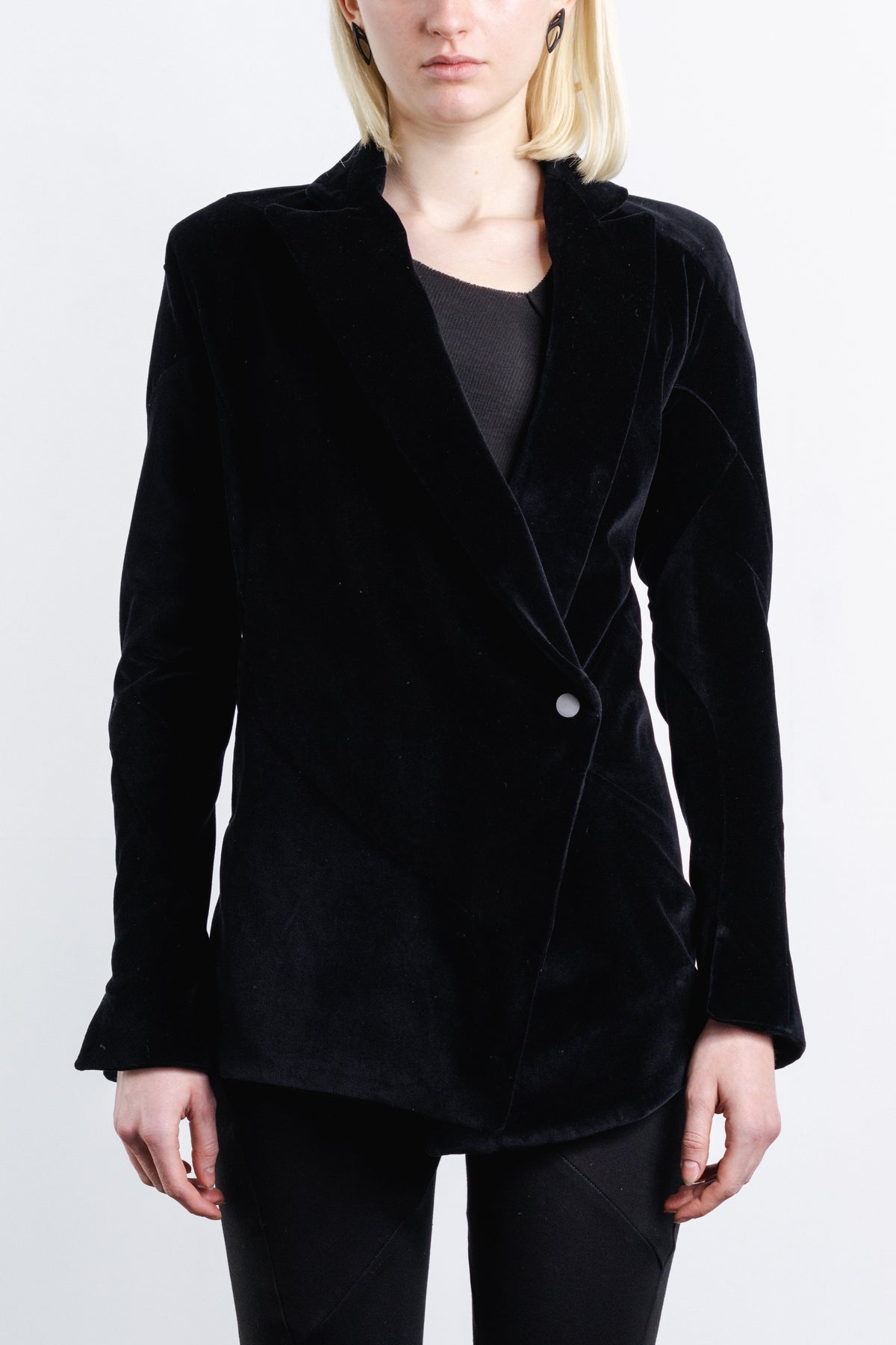 DISTORTION SHORT BLAZER