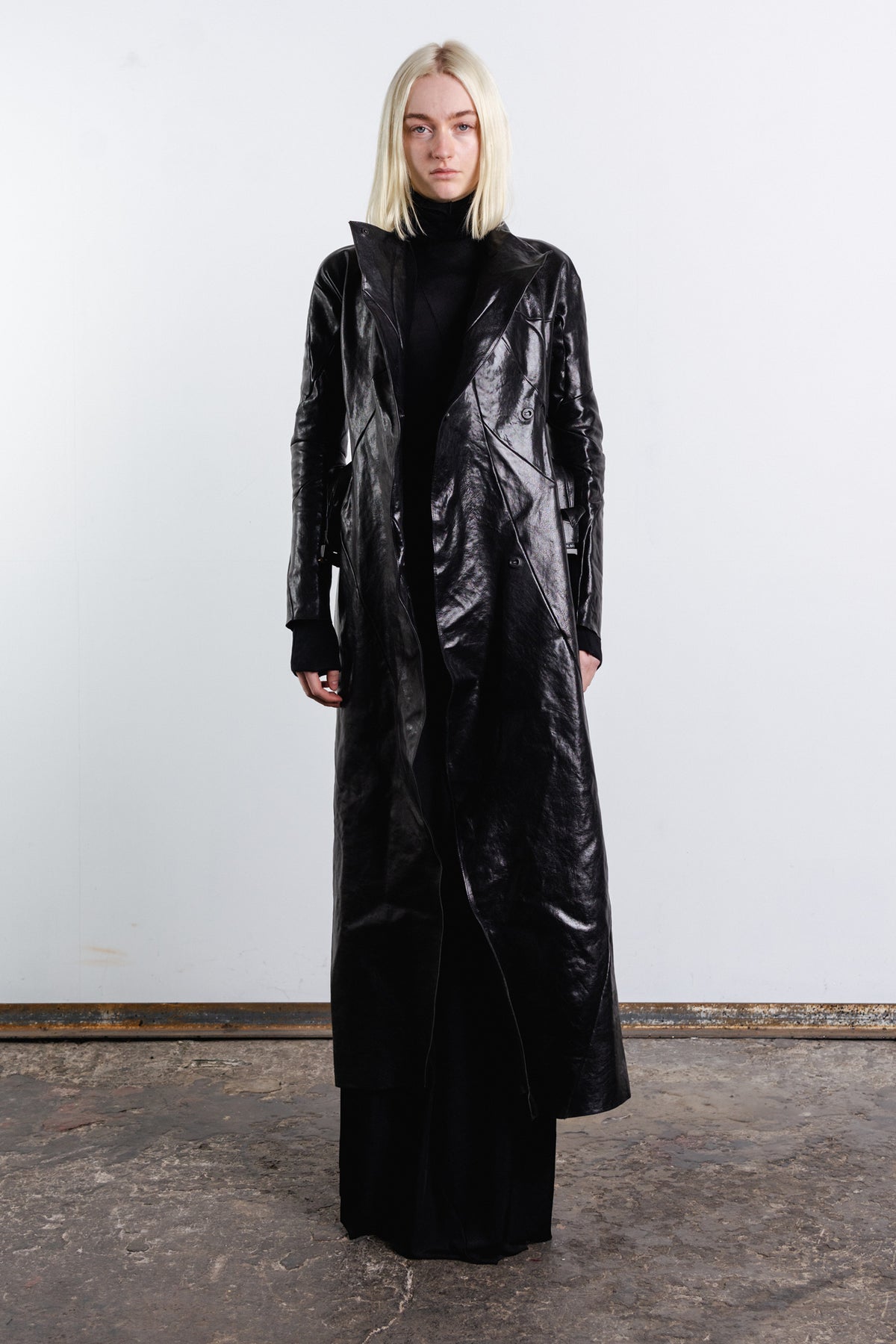 DISTORTION BIKER COAT