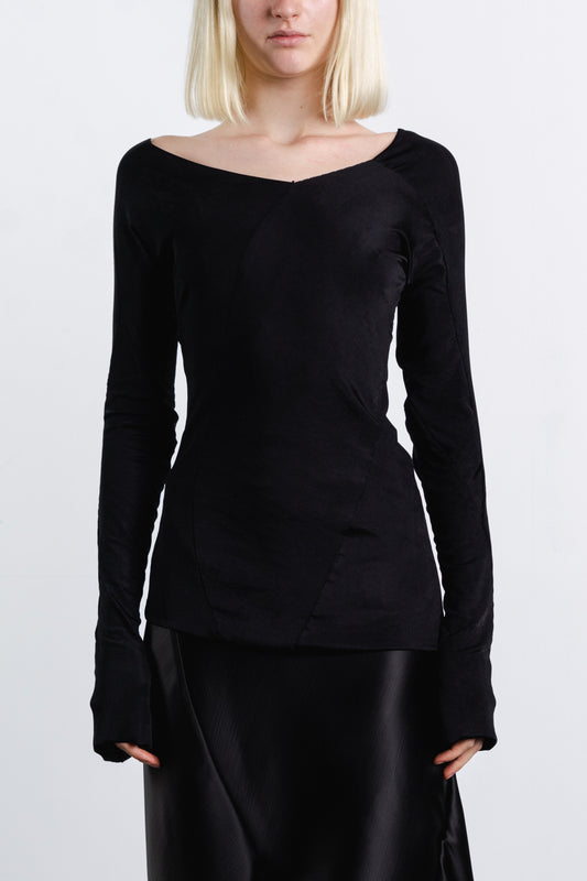 DISTORTION LONG V-SHIRT
