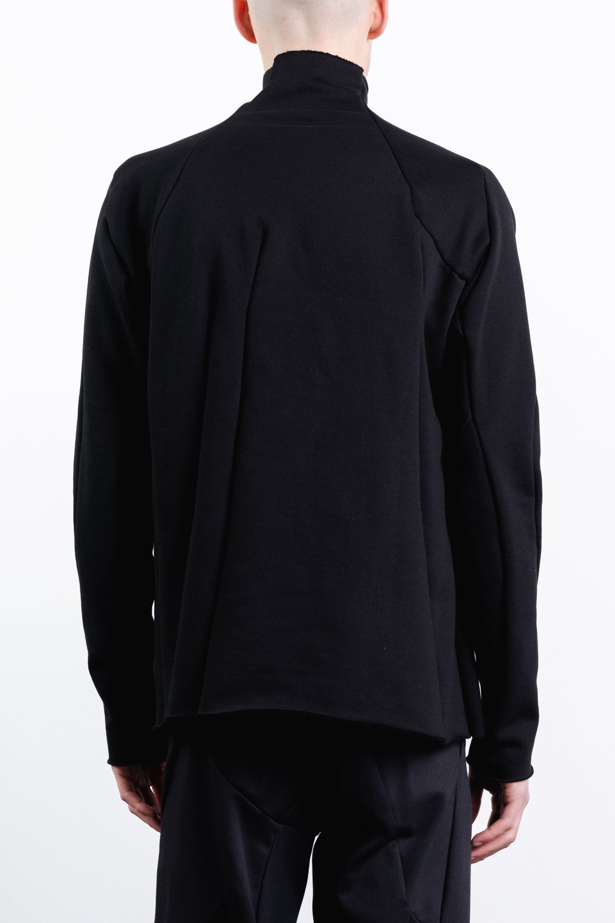 DISTORTION HALF ZIP SWEATER
