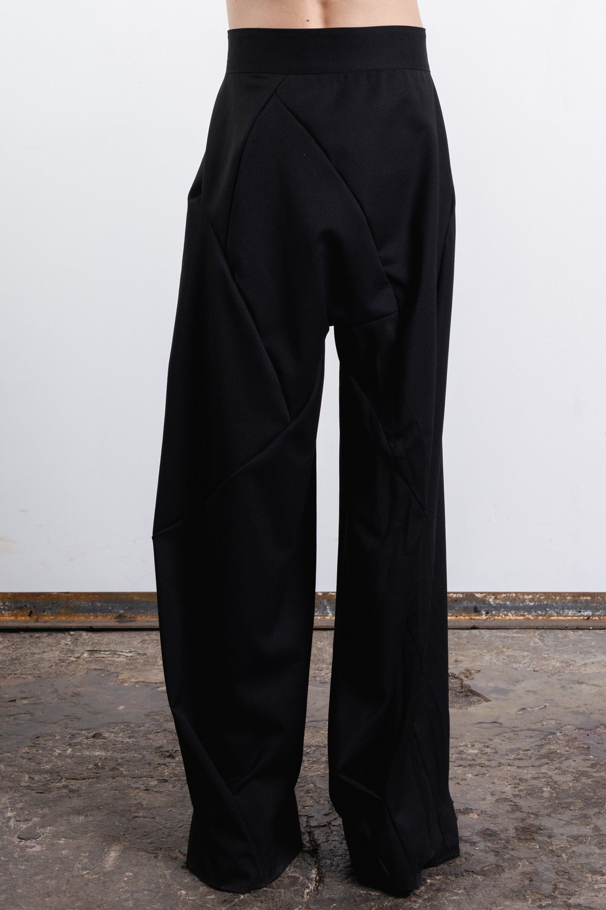 DISTORTION HIGH WAIST FOLD PANTS
