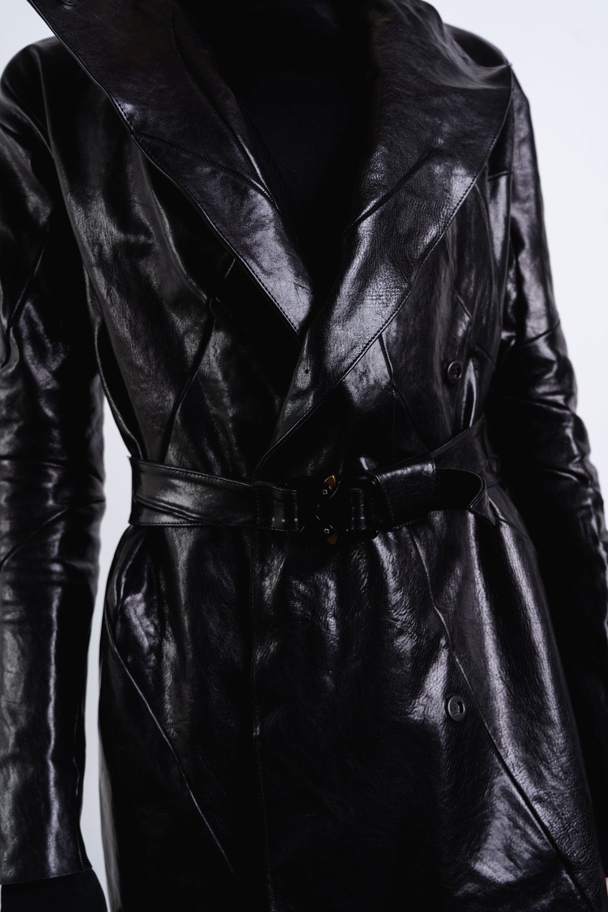 DISTORTION BIKER COAT