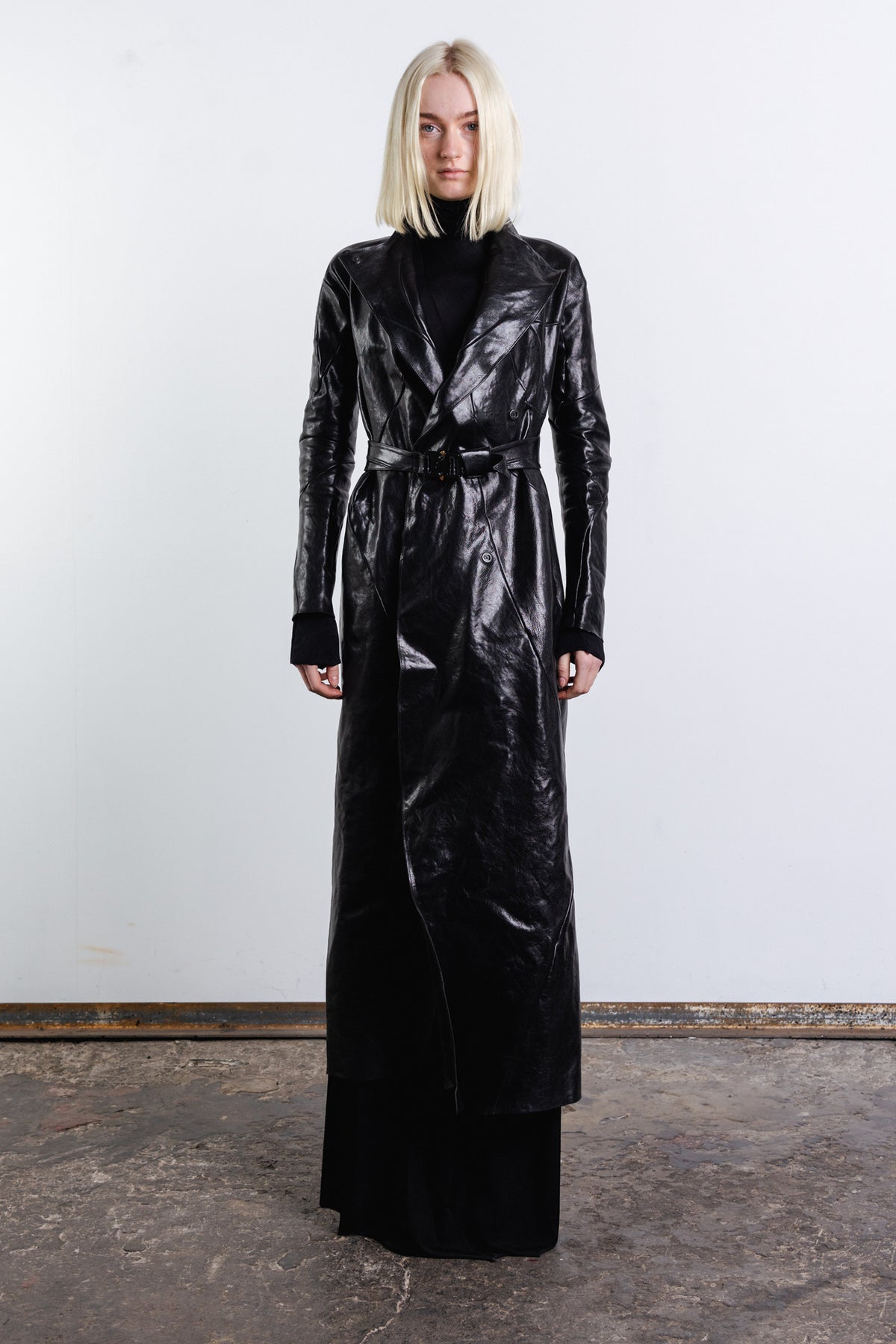 DISTORTION BIKER COAT