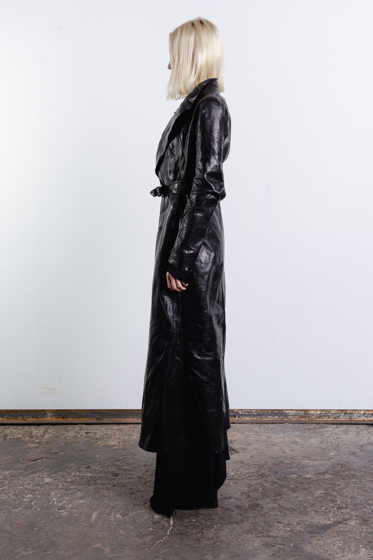 DISTORTION BIKER COAT