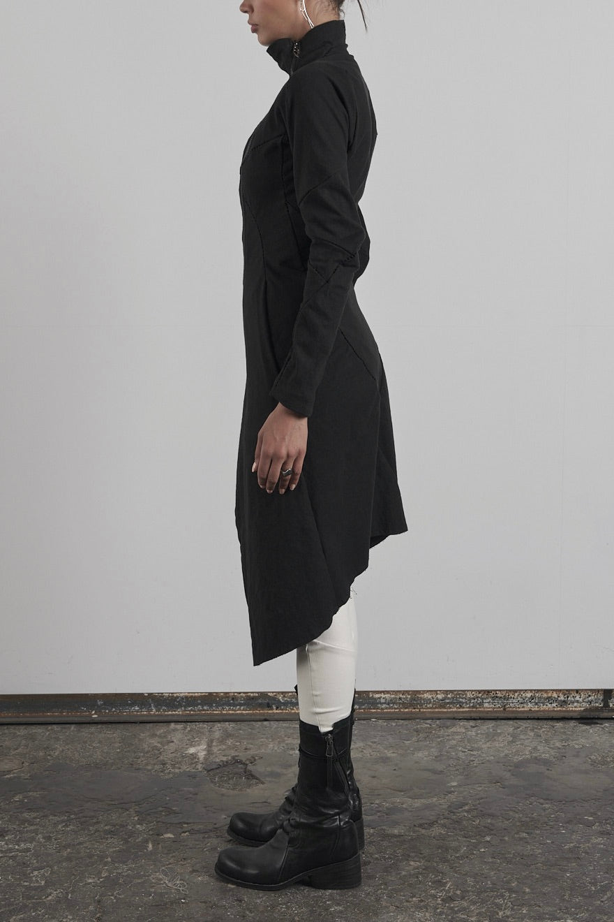 DISTORTION CURVED COAT – Coat, LEON EMANUEL BLANCK