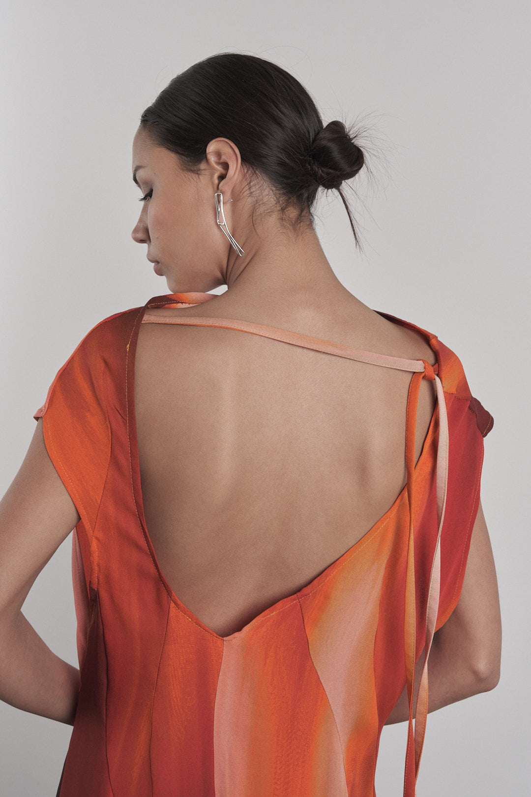 DISTORTION CAPE DRESS – Dress, LEON EMANUEL BLANCK