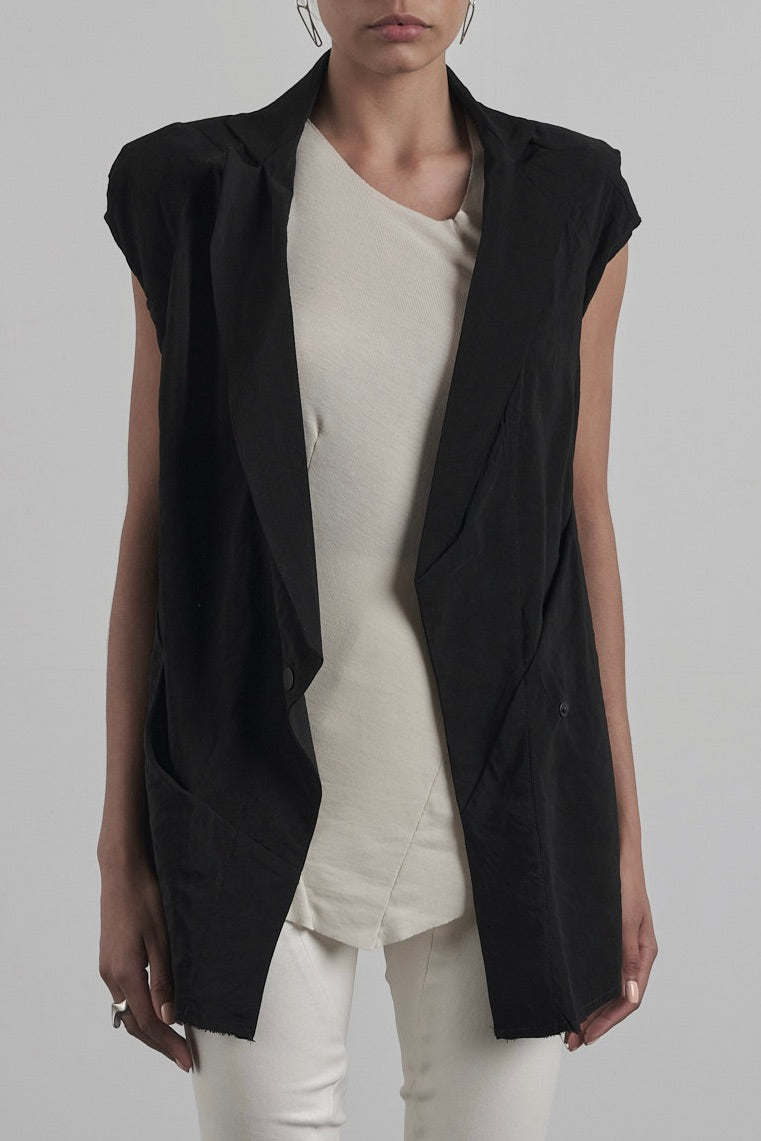 DISTORTION POWER SHOULDER BLAZER – Blazer, LEON EMANUEL BLANCK
