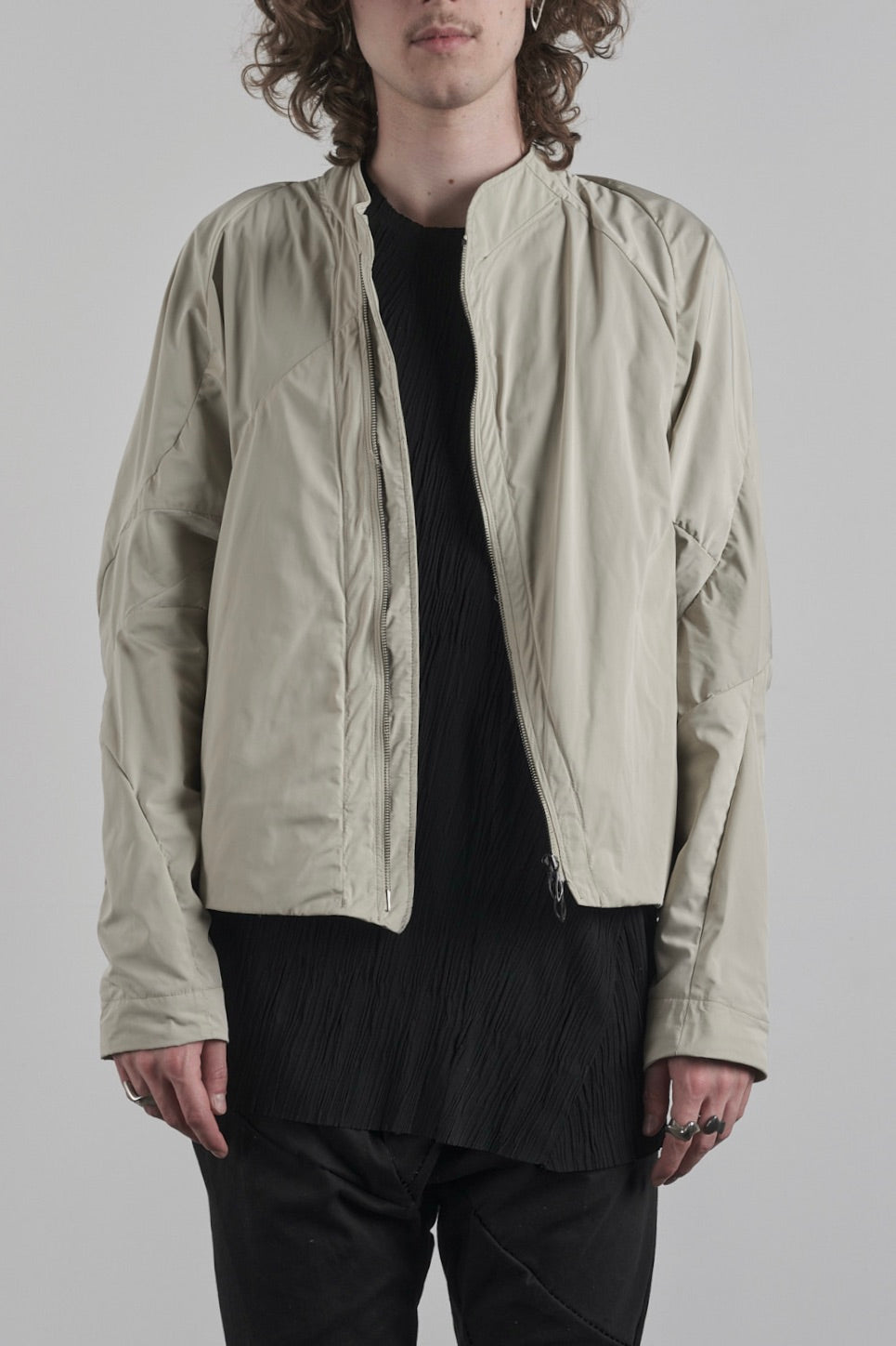DISTORTION MAXI BOMBER JACKET – Jacket, LEON EMANUEL BLANCK
