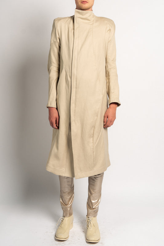 DISTORTION POWER SHOULDER COAT