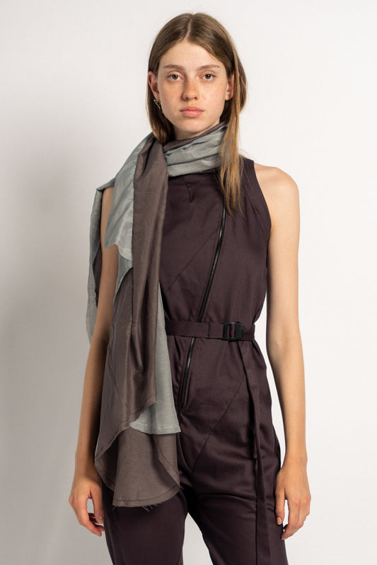DISTORTION 2 LAYER SCARF