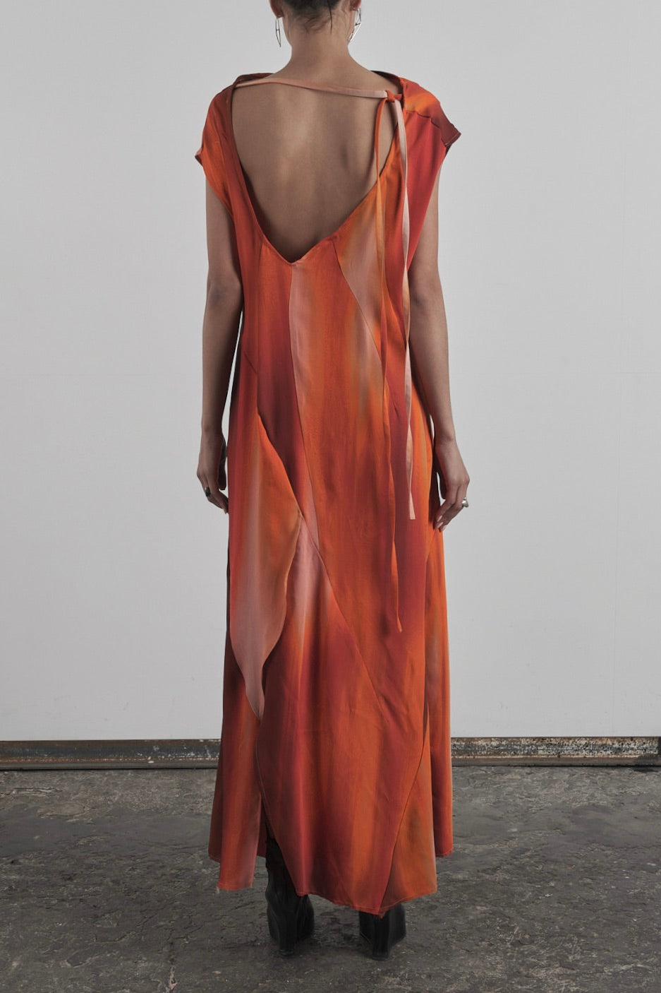 DISTORTION CAPE DRESS – Dress, LEON EMANUEL BLANCK