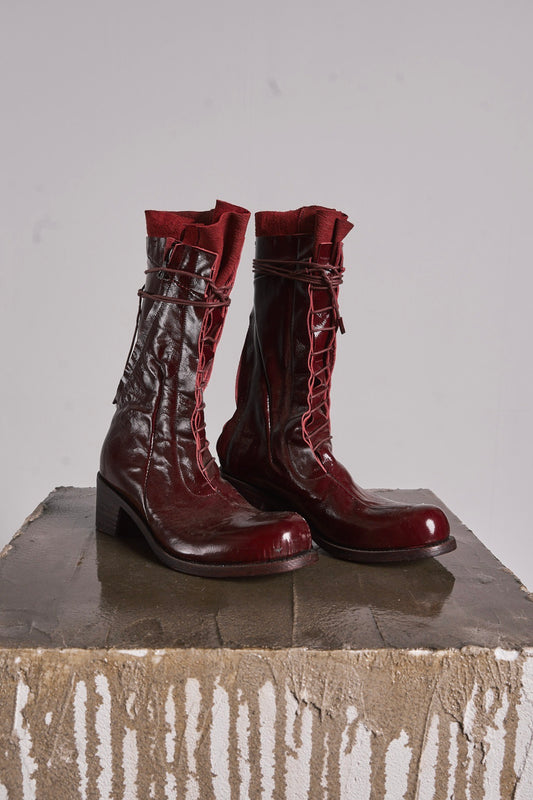 DISTORTION HEELED COMBAT BOOT