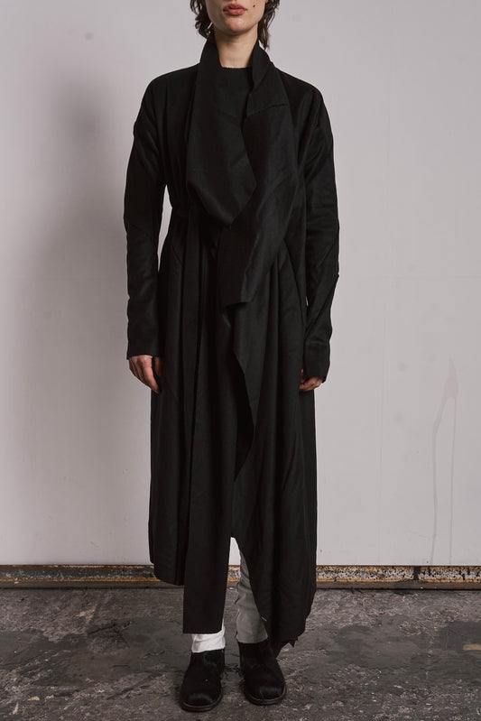 DISTORTION BELTED CARDIGAN
