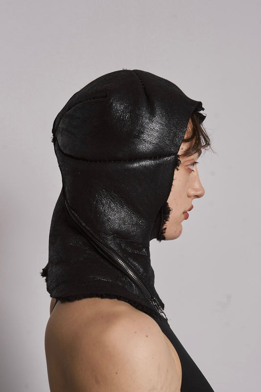 DISTORTION ZIPPED BALACLAVA