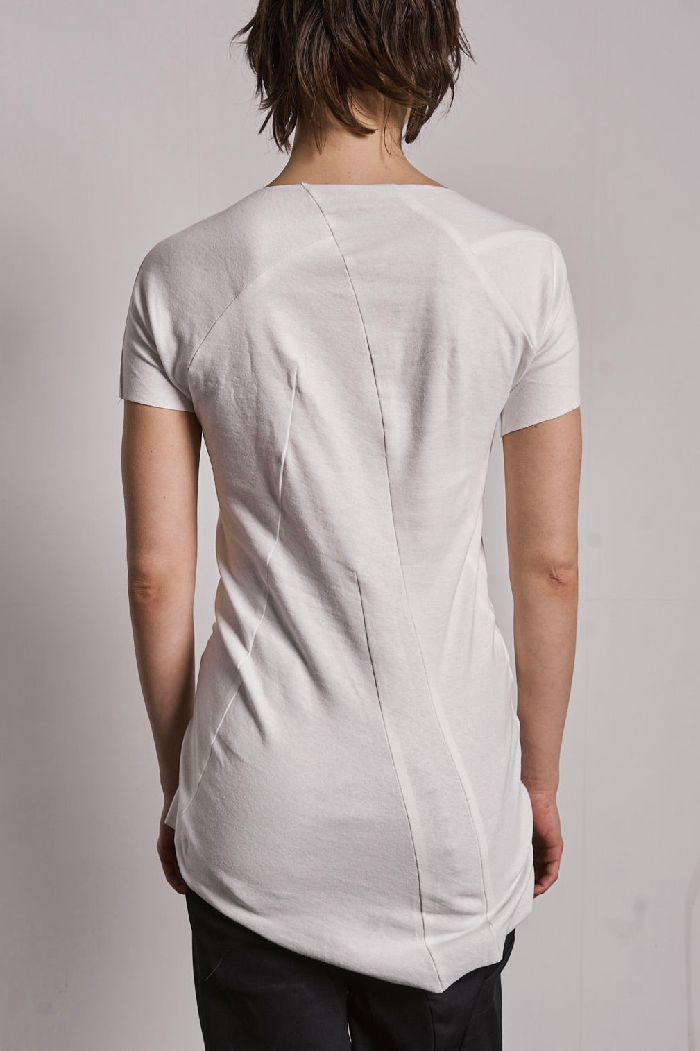 DISTORTION CURVED T-SHIRT