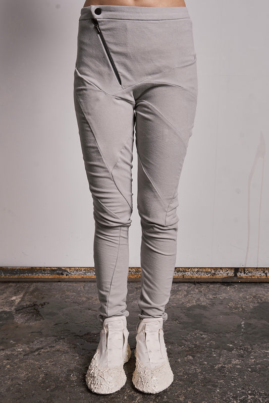 DISTORTION FITTED LONG PANTS