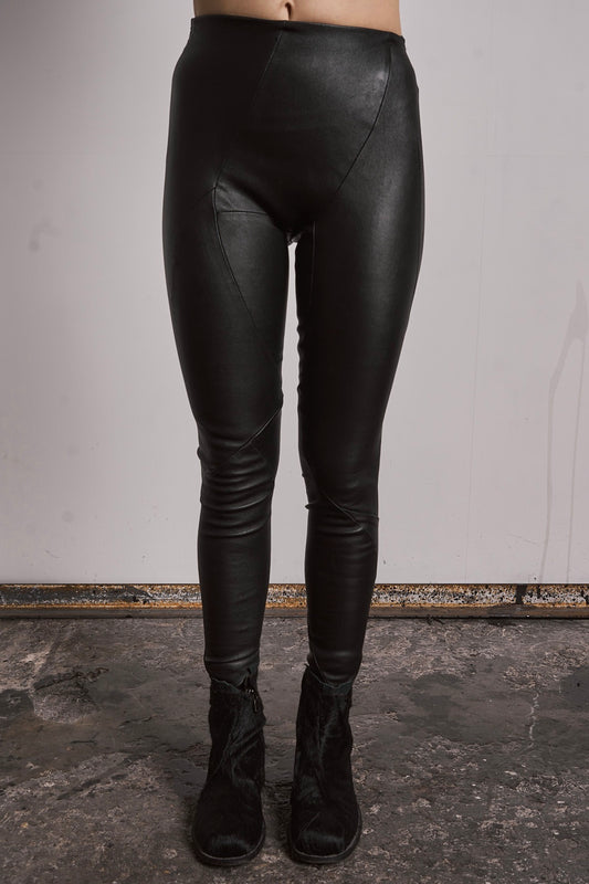 DISTORTION LEGGINGS ZIPPED