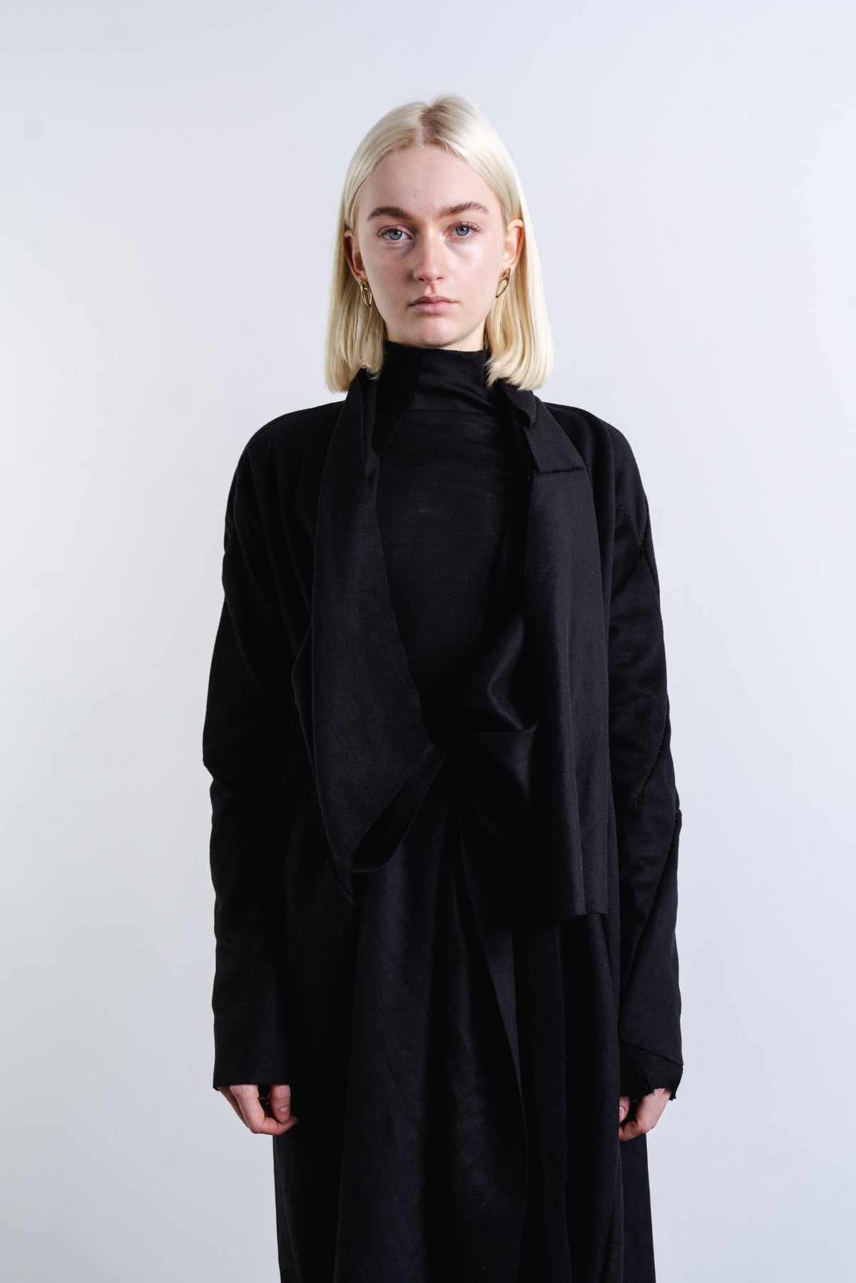 DISTORTION BELTED CARDIGAN