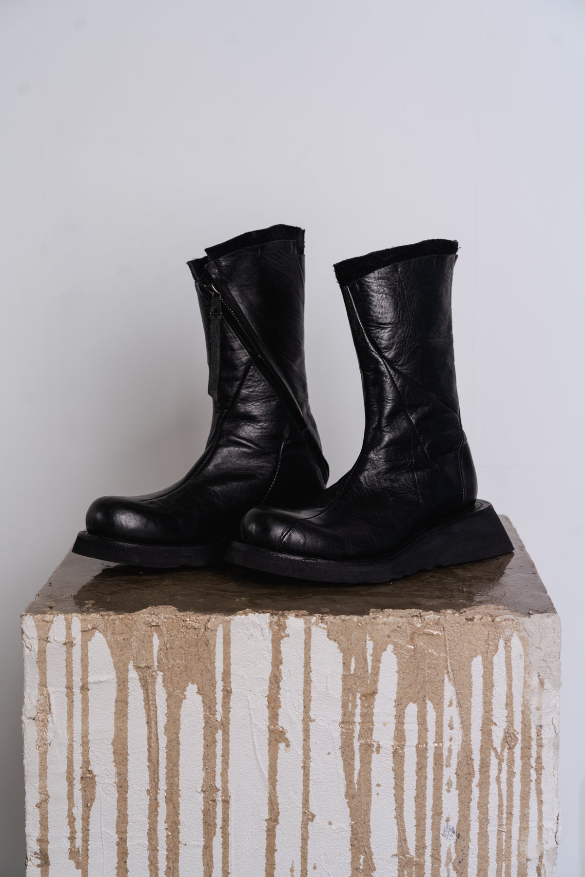 DISTORTION TALL BOOT SCULPTURE