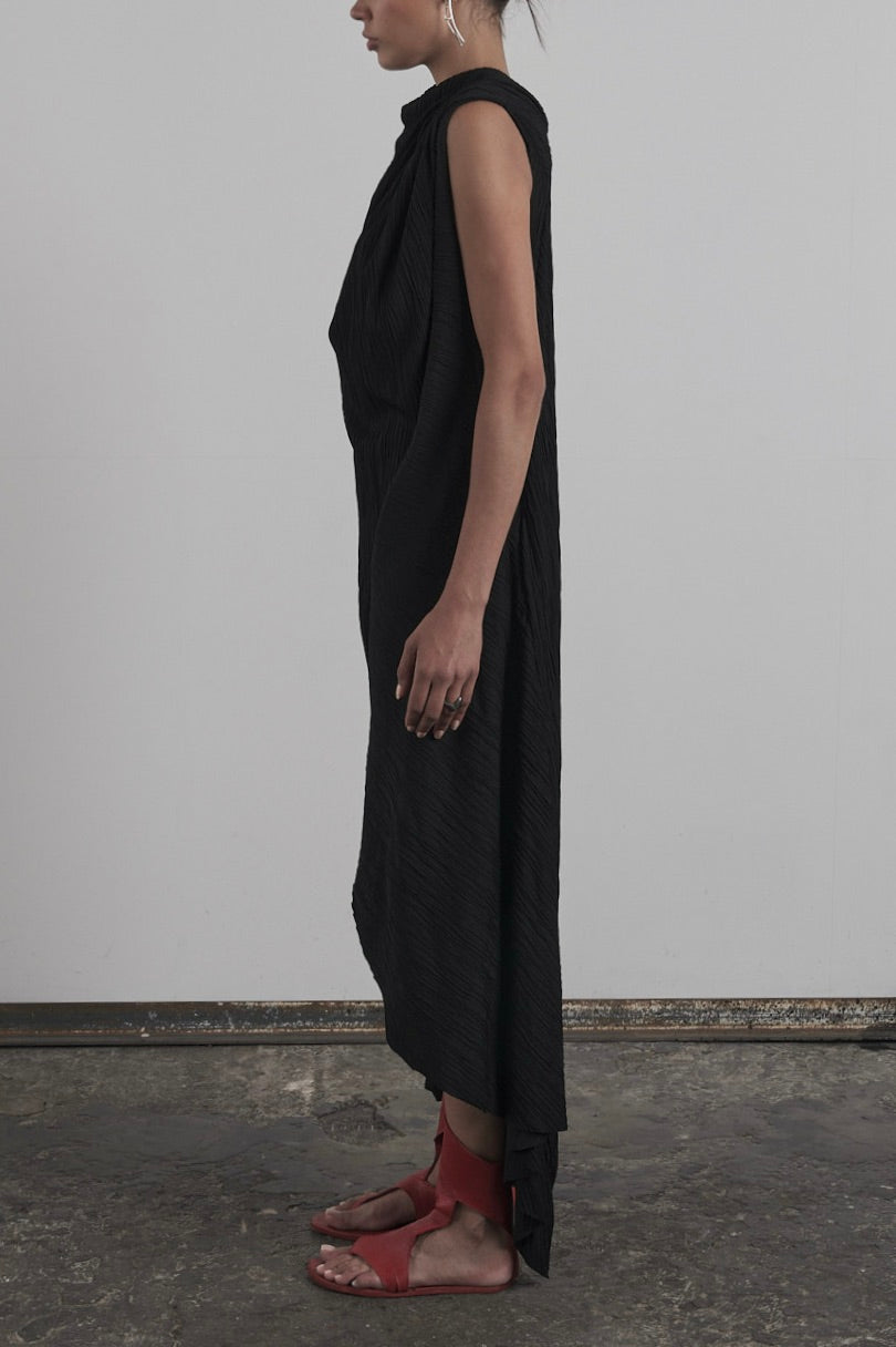 DISTORTION LONG DRESS – Dress, LEON EMANUEL BLANCK