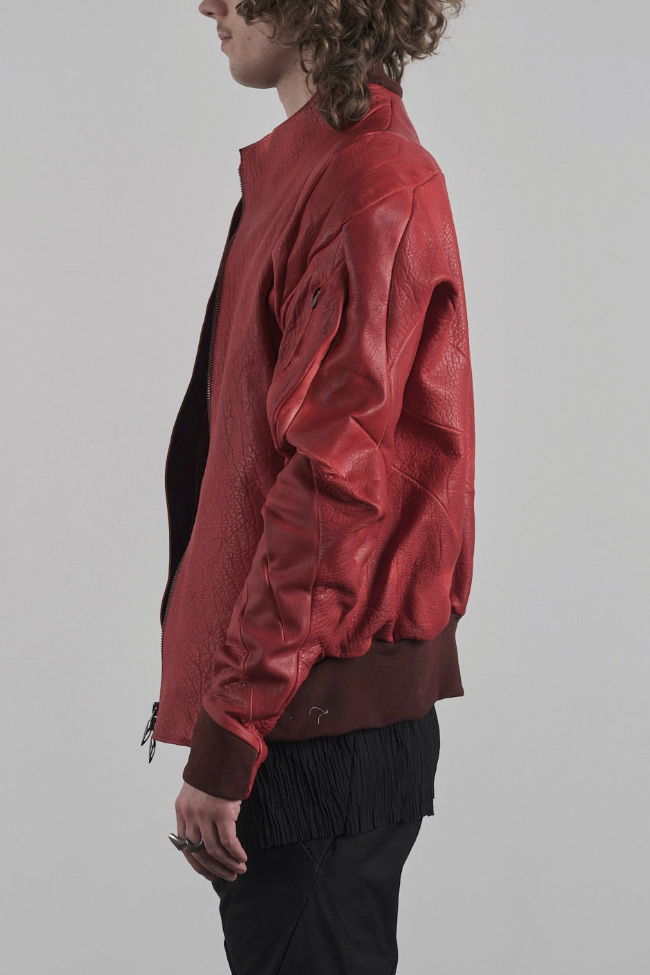 DISTORTION BOMBER JACKET – Jacket, LEON EMANUEL BLANCK