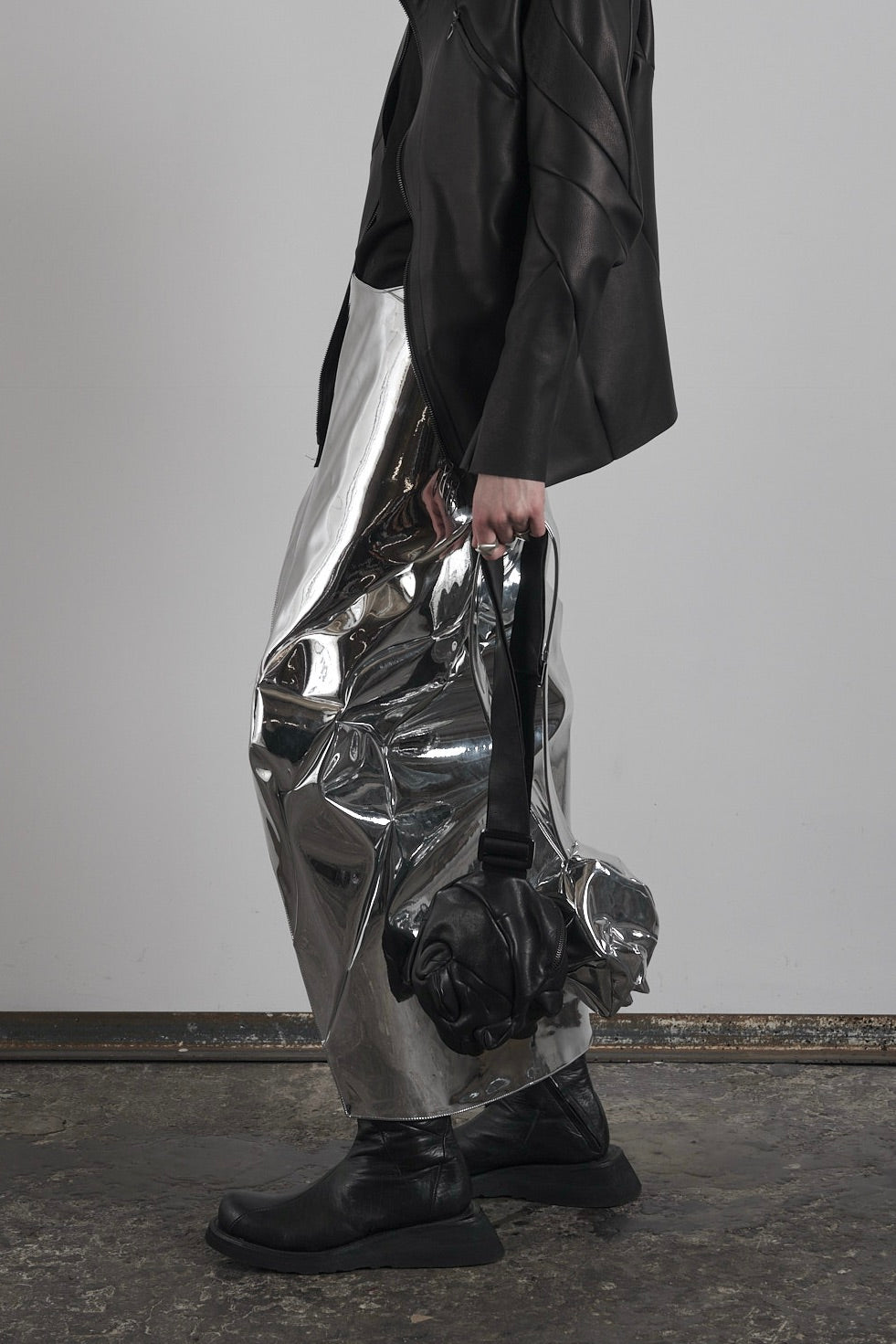 DISTORTION ELONGATED KILT – Kilt, LEON EMANUEL BLANCK