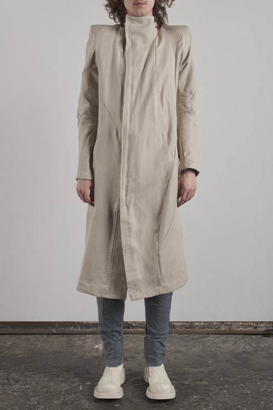 DISTORTION POWER SHOULDER COAT – Coat, LEON EMANUEL BLANCK