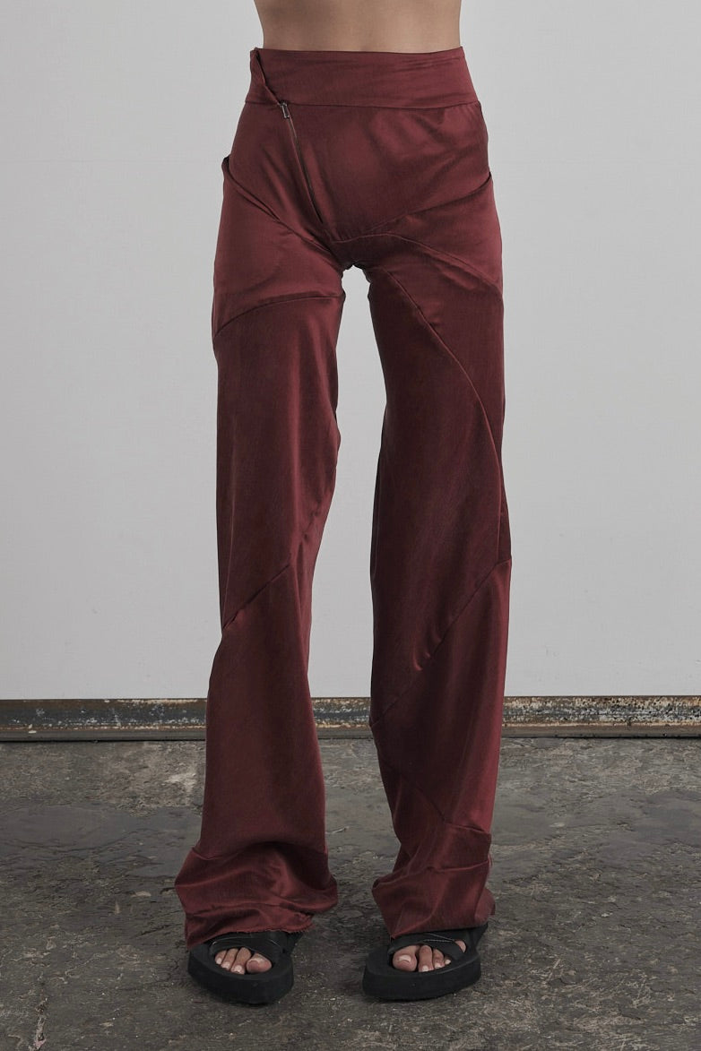 DISTORTION WIDE LEG PANTS – Pants, LEON EMANUEL BLANCK
