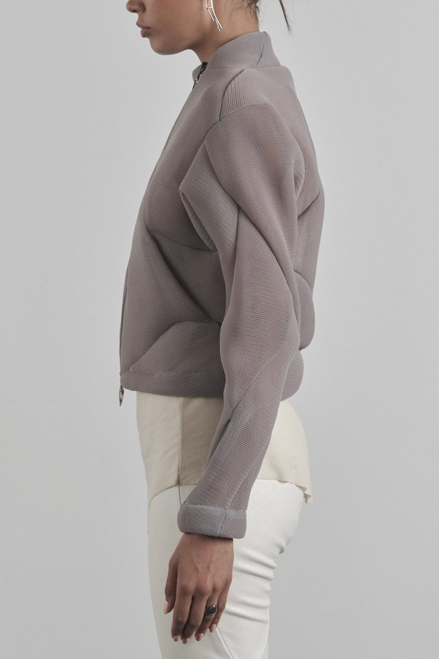 DISTORTION BOMBER JACKET – Jacket, LEON EMANUEL BLANCK