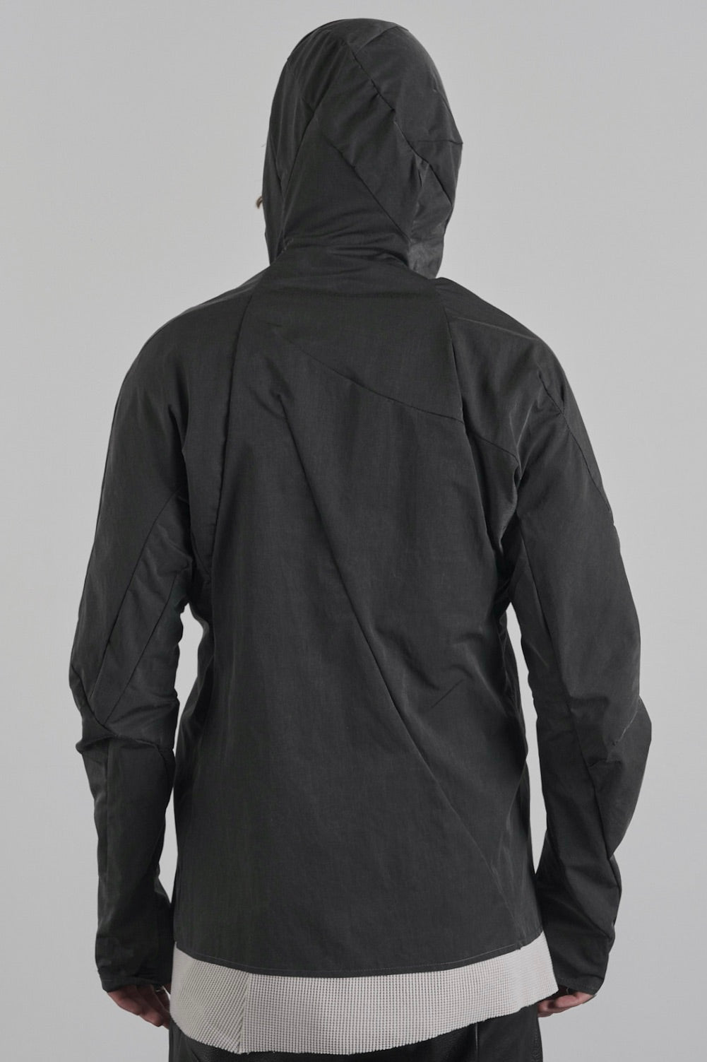 DISTORTION HOODED L JACKET – Jacket, LEON EMANUEL BLANCK